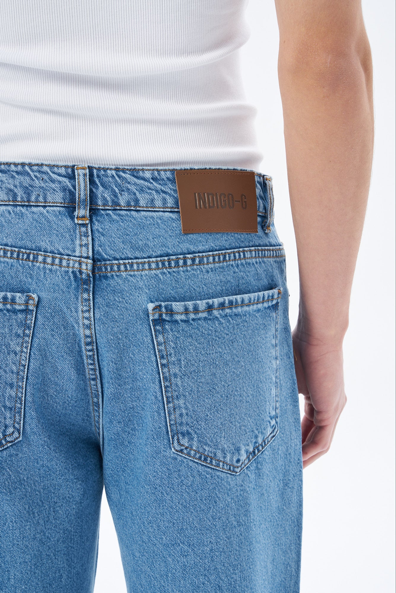 Erkek Baggy Fıt Denim Pantolon