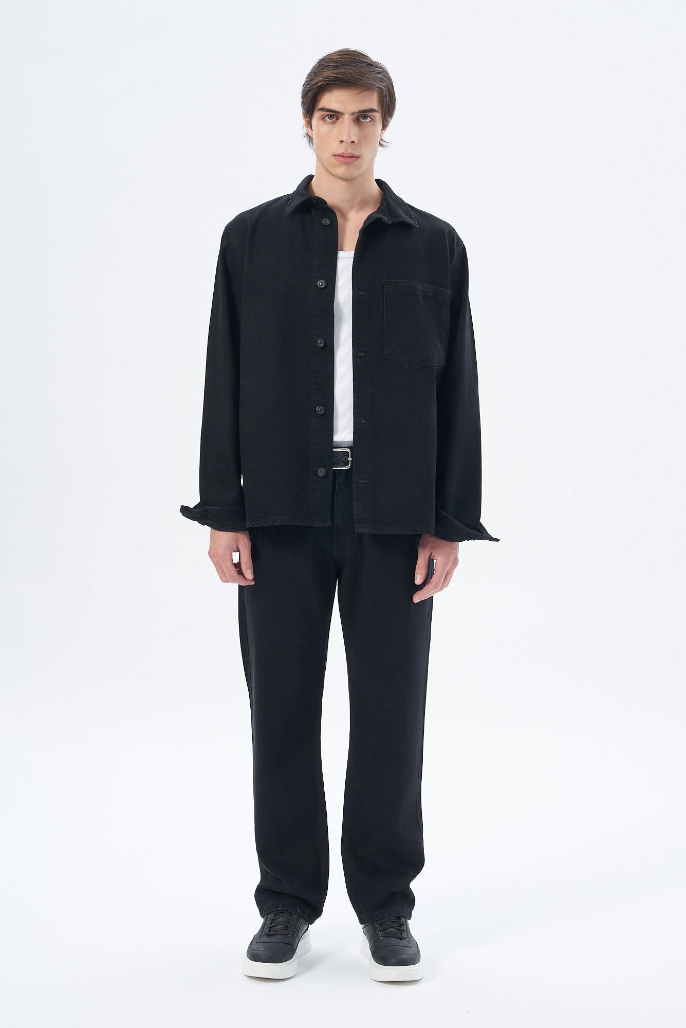 Erkek Baggy Fıt Denim Pantolon