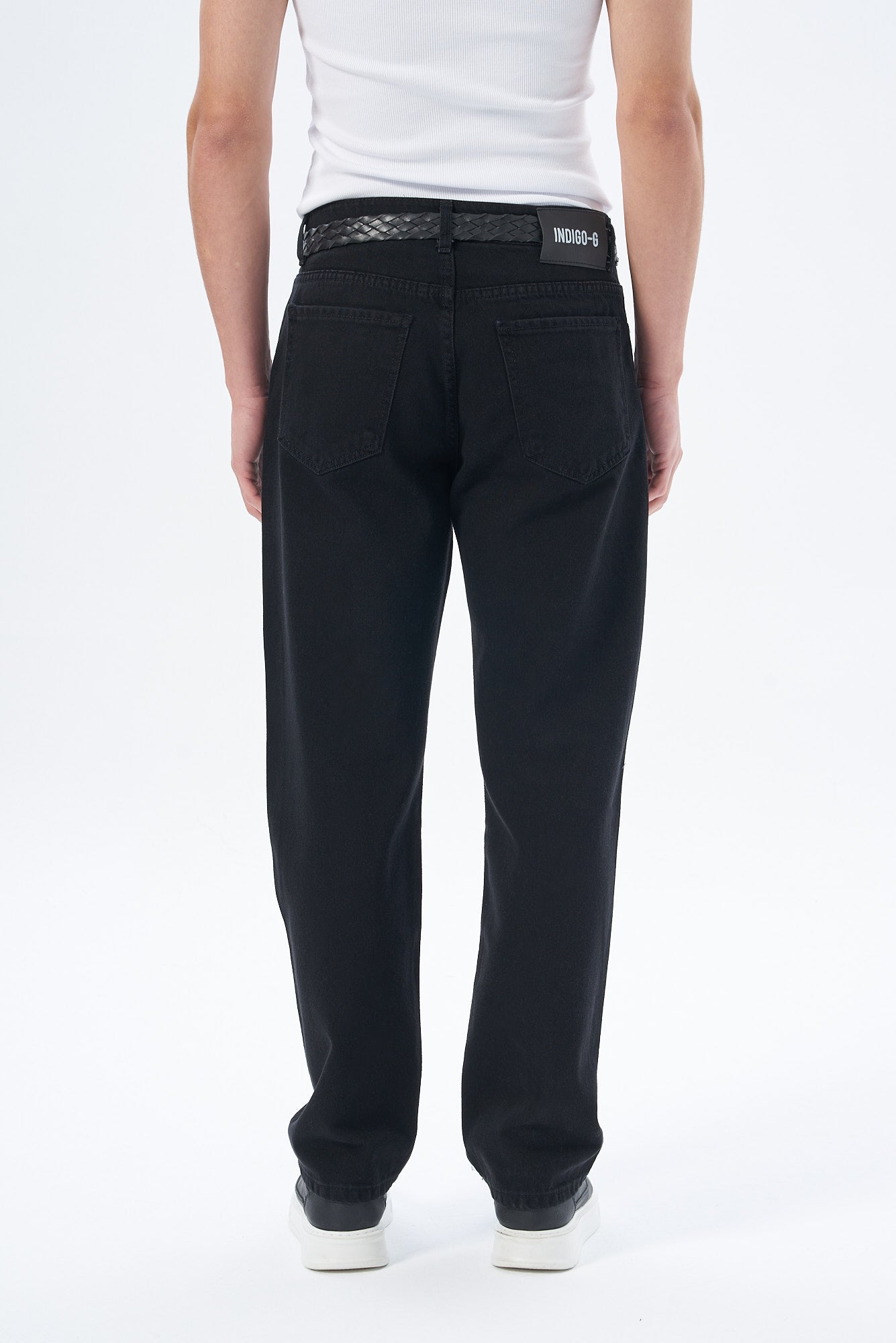 Erkek Baggy Fıt Denim Pantolon