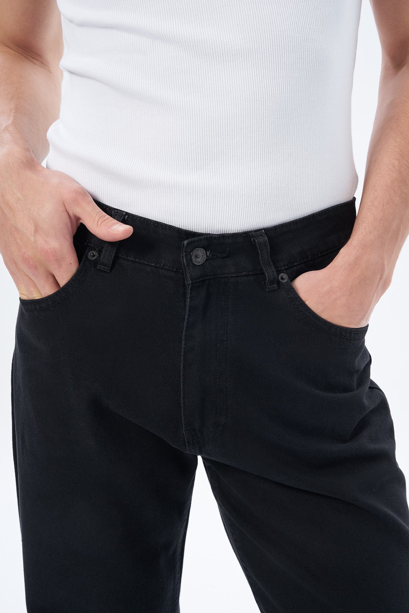 Erkek Baggy Fıt Denim Pantolon