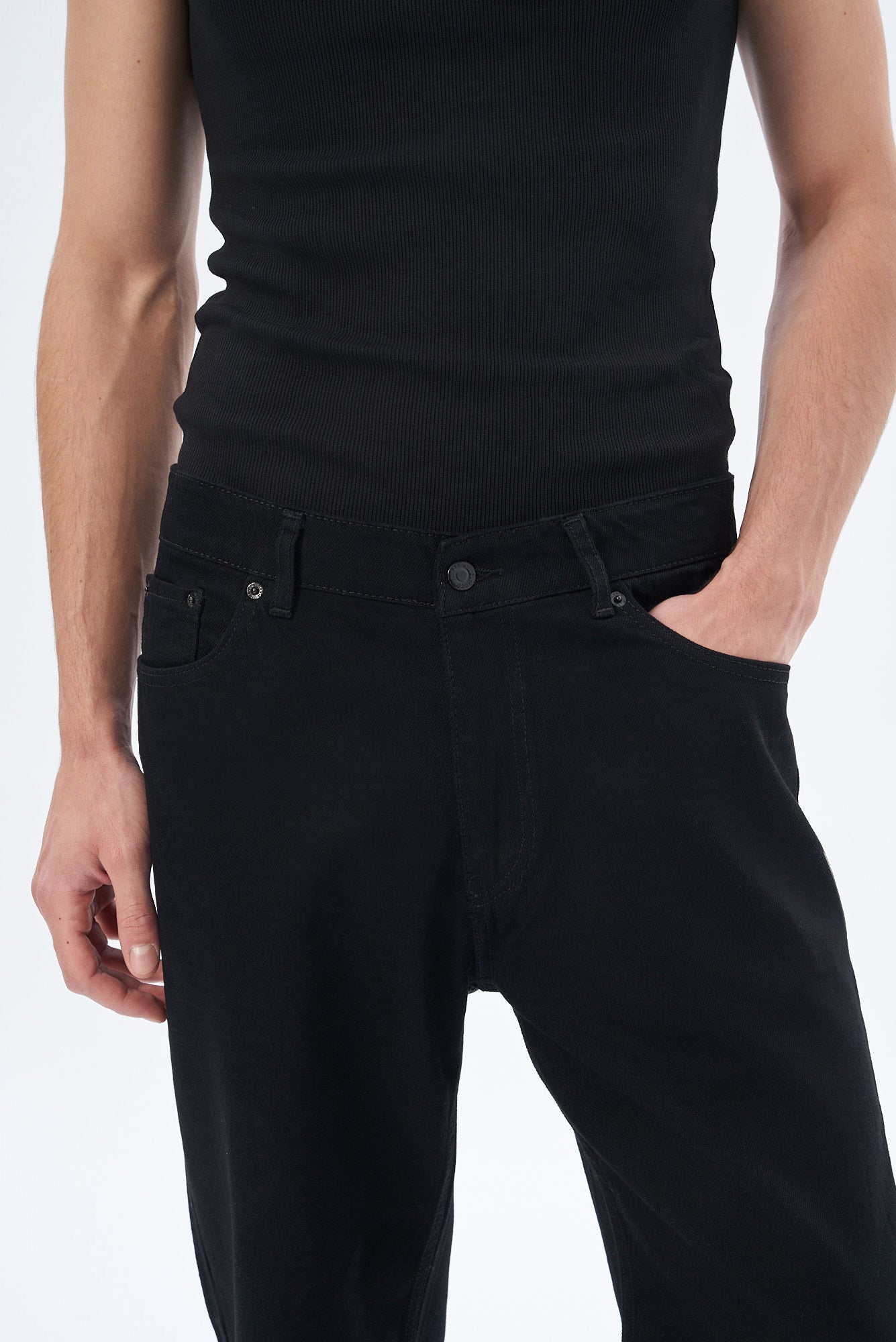 Erkek Baggy Fıt Denim Pantolon