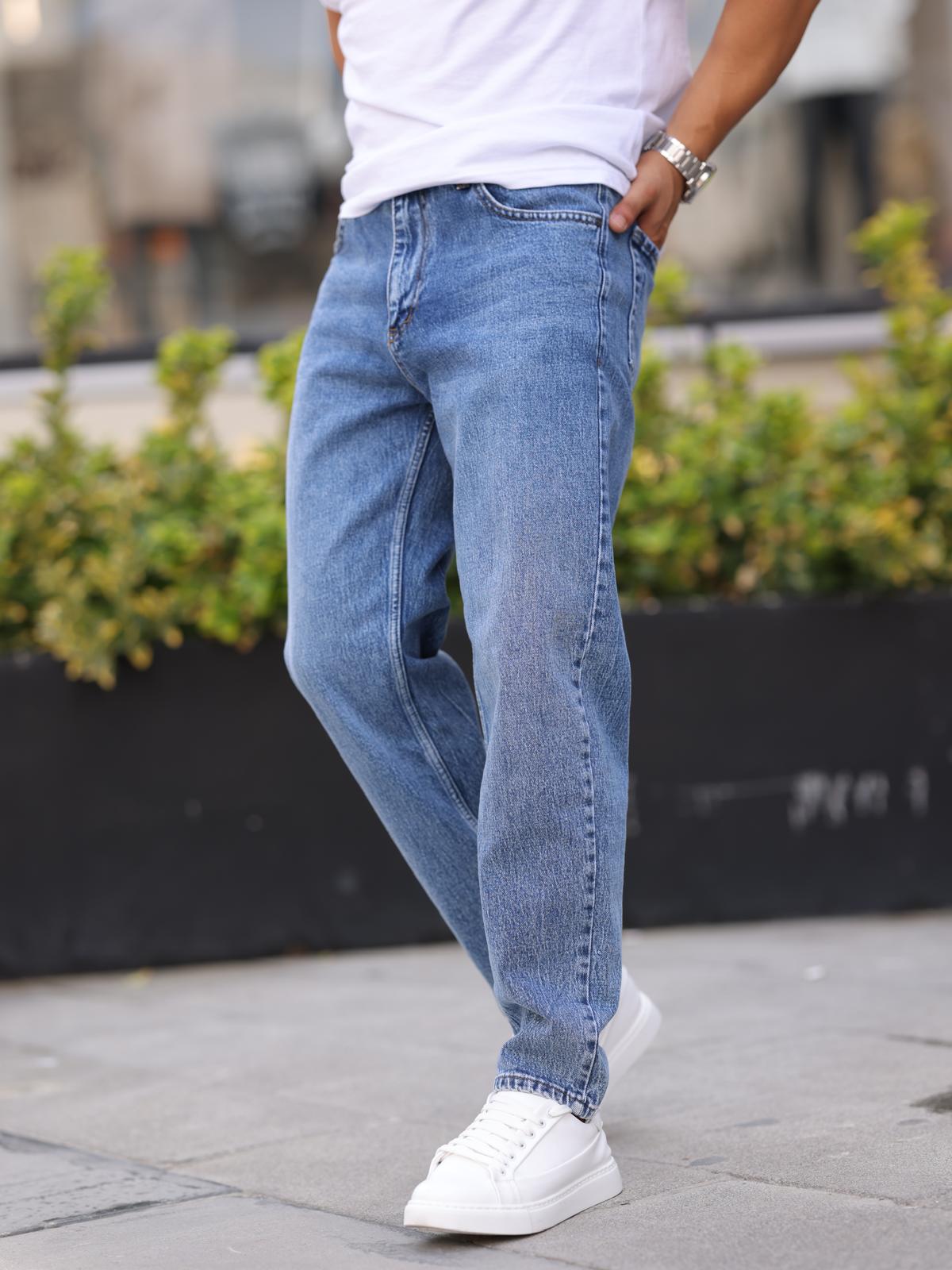 Erkek Boyfrıend Long Denim Pantolon
