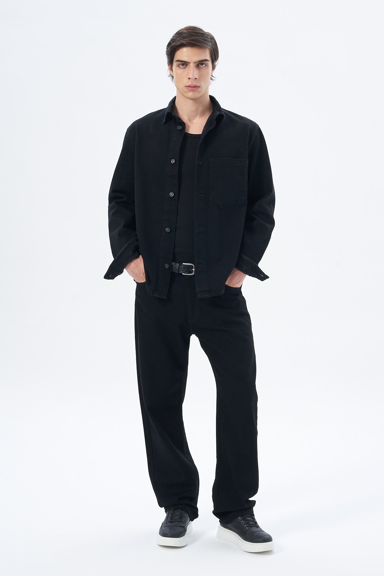 Heren denimjas (normale pasvorm)