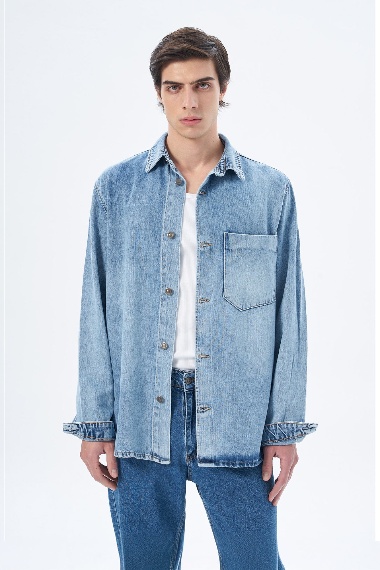 Erkek Regular Denim Ceket