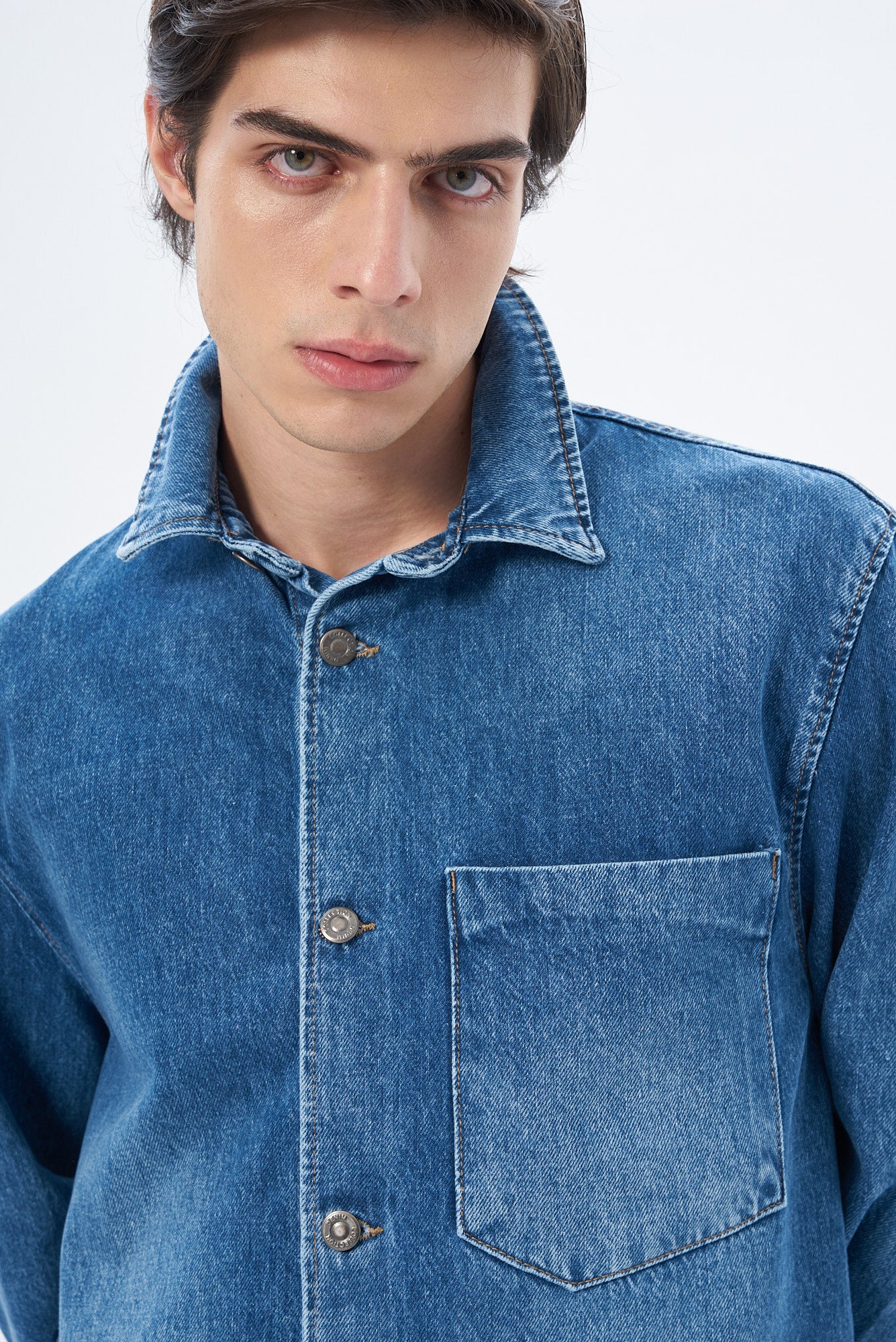 Erkek Regular Denim Ceket