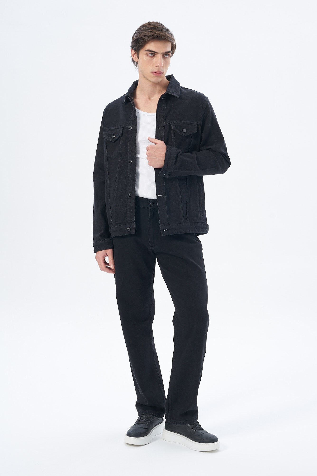 Erkek Regular Denim Ceket