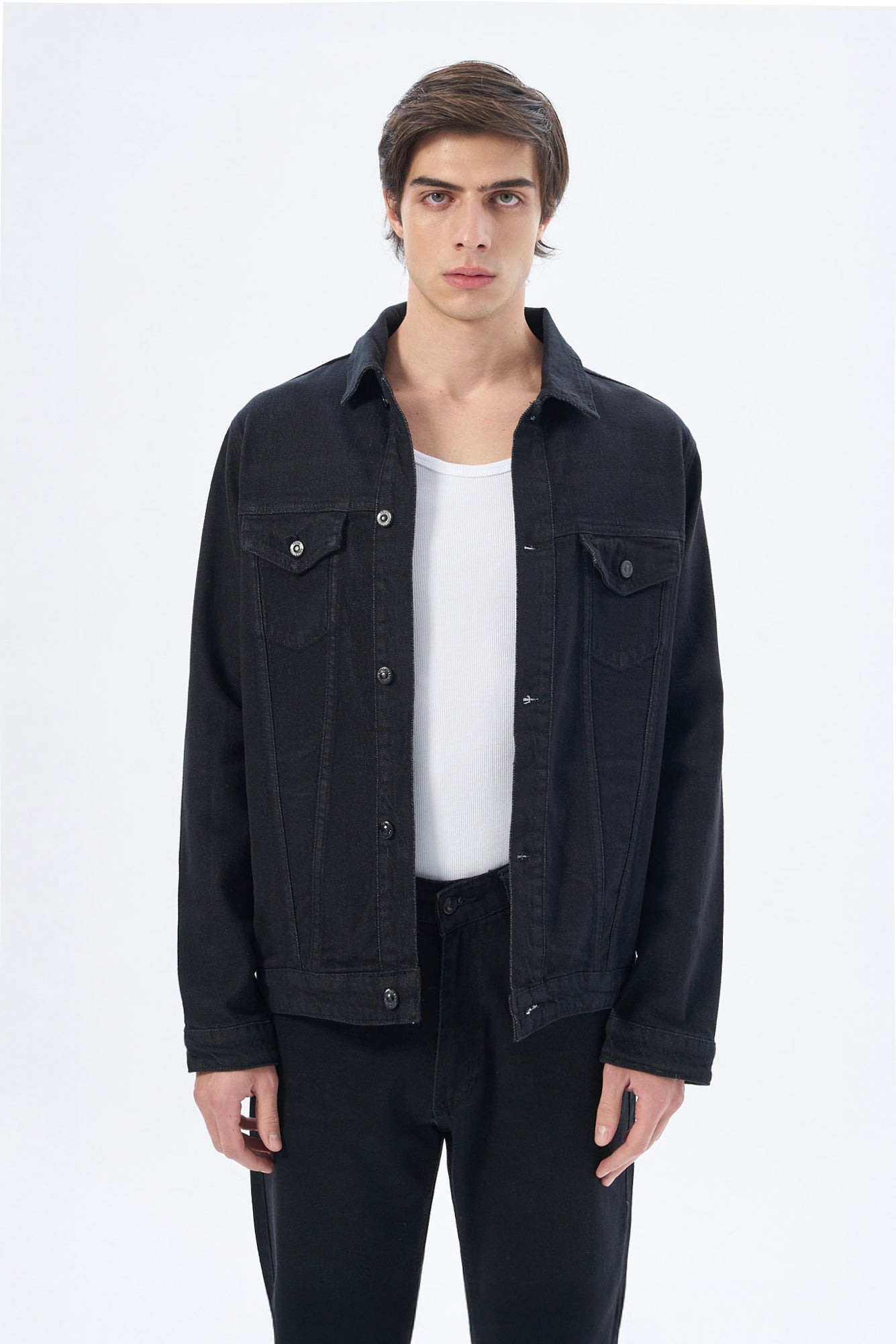 Heren denimjas (normale pasvorm)