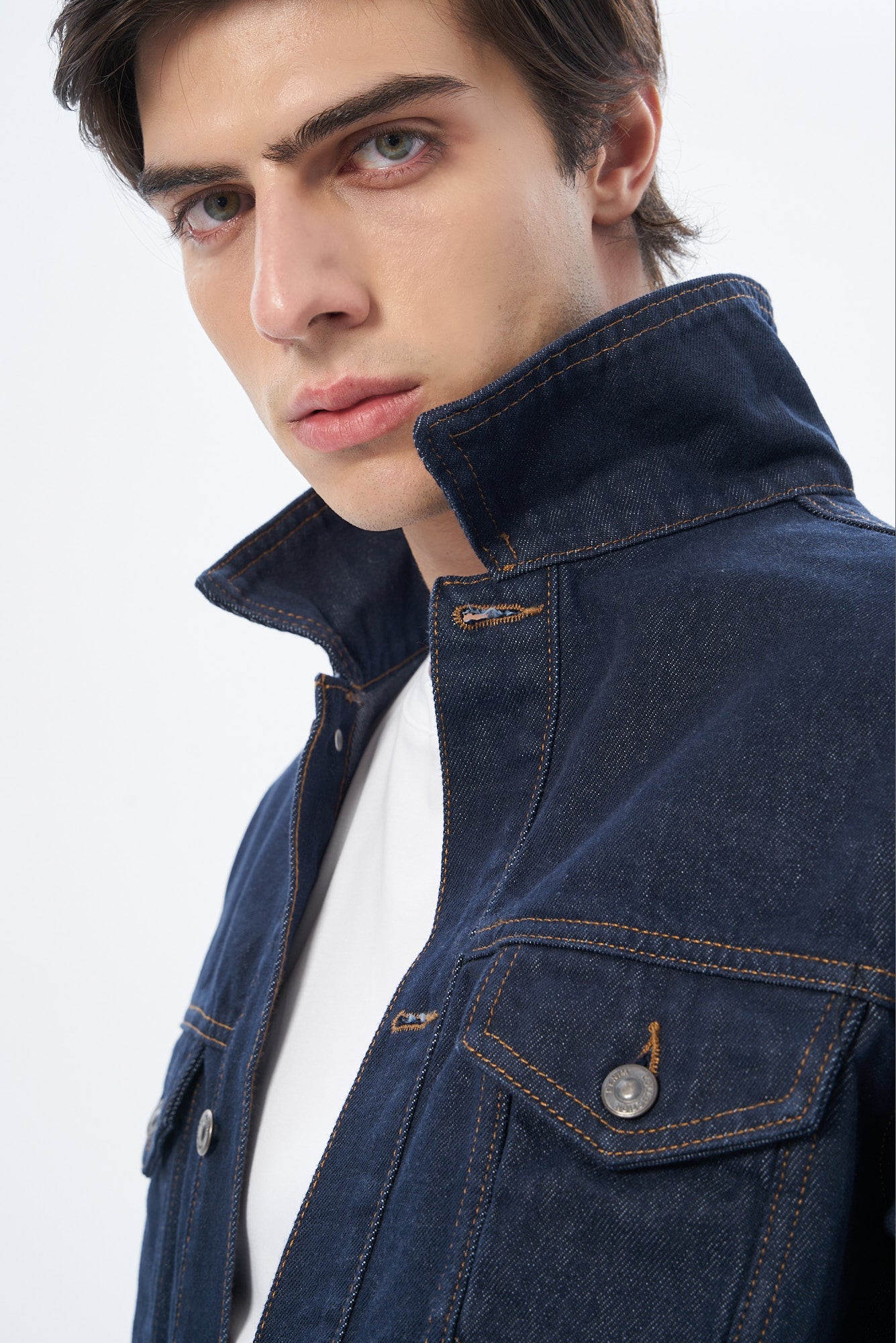 Erkek Regular Denim Ceket