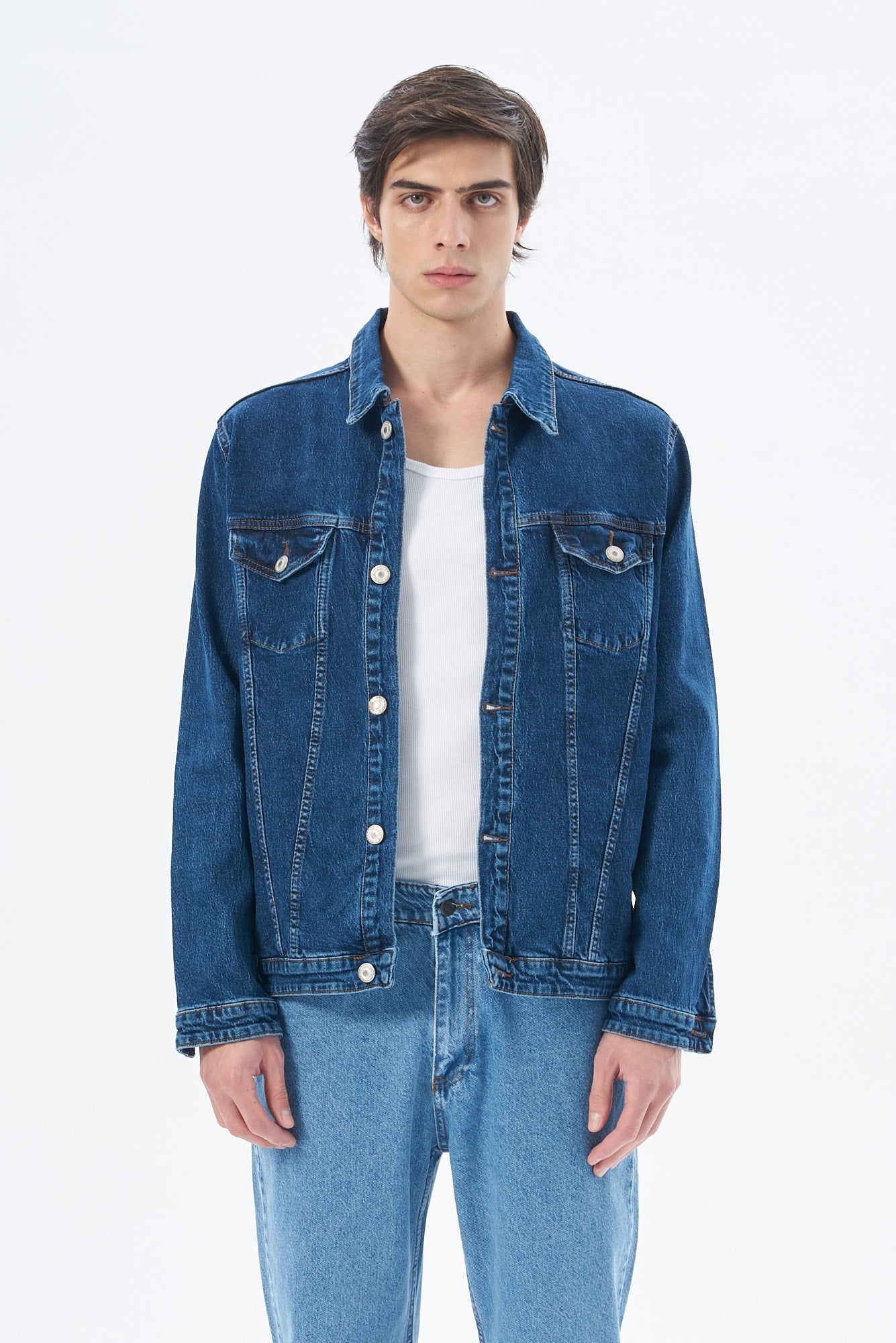 Erkek Regular Denim Ceket