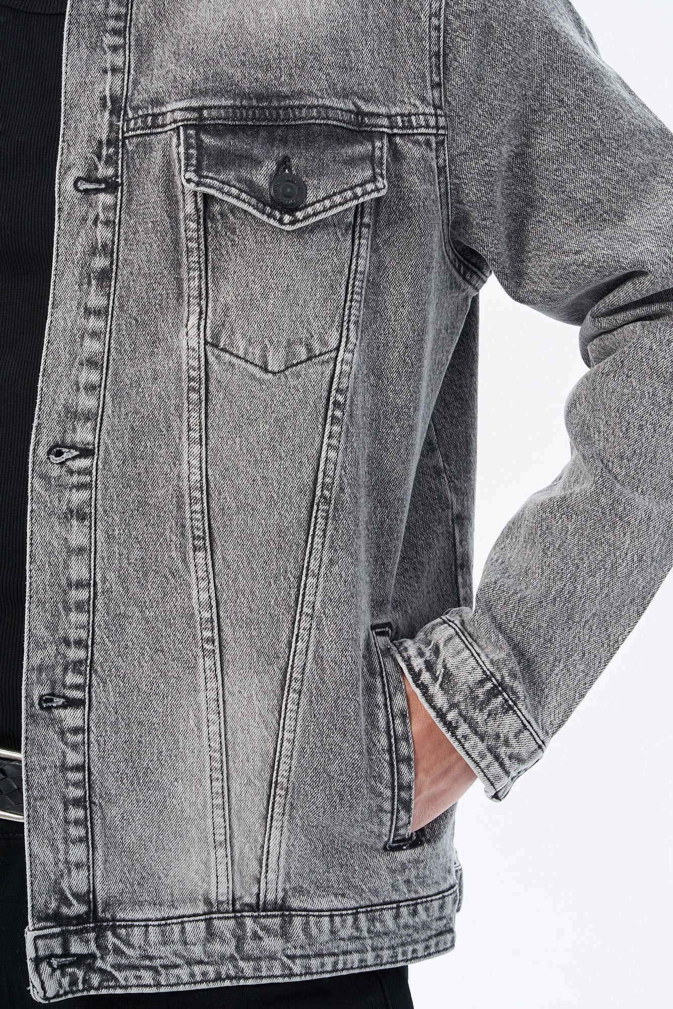 Erkek Regular Denim Ceket