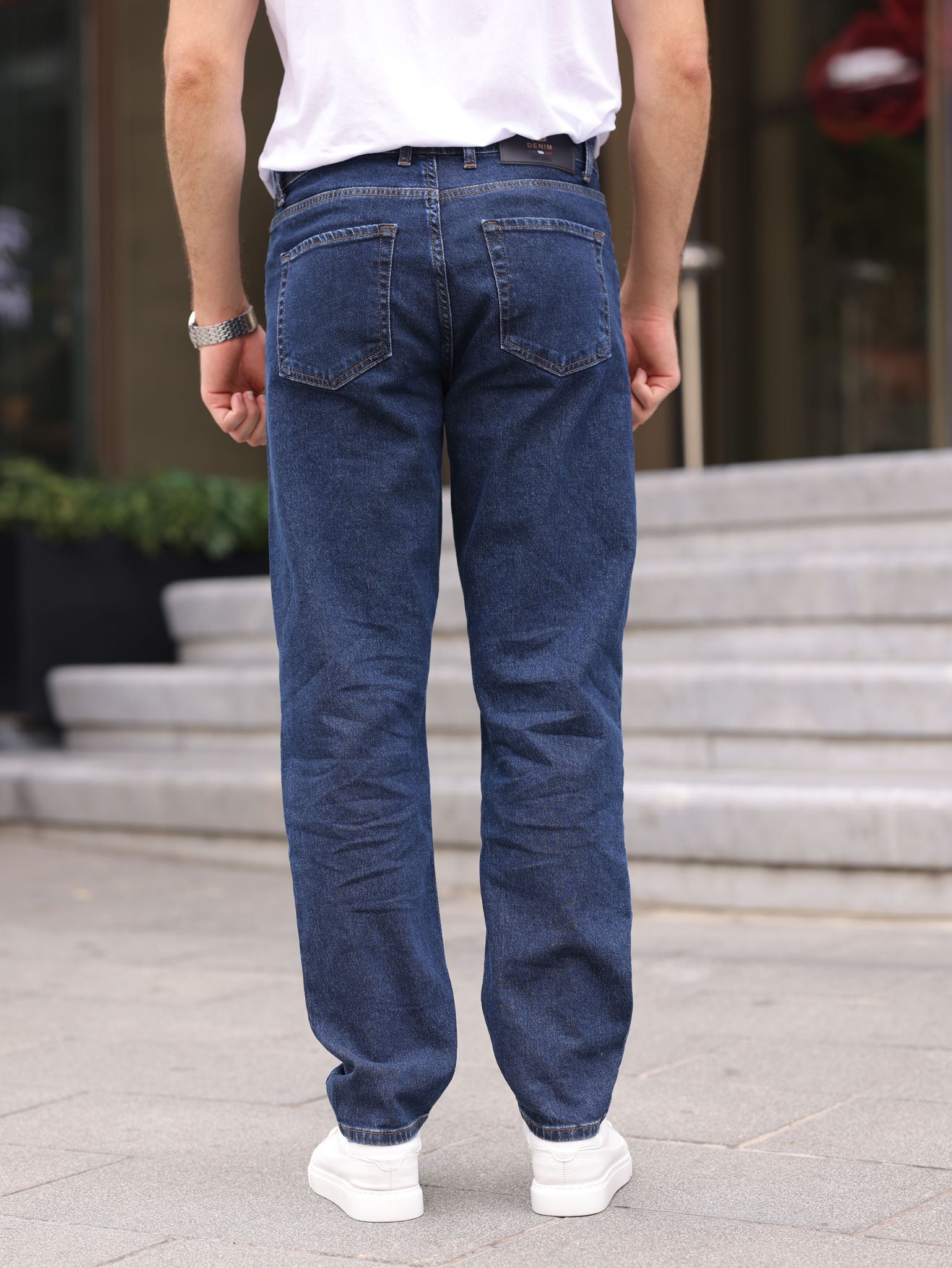 Erkek Straıght Denim Pantolon