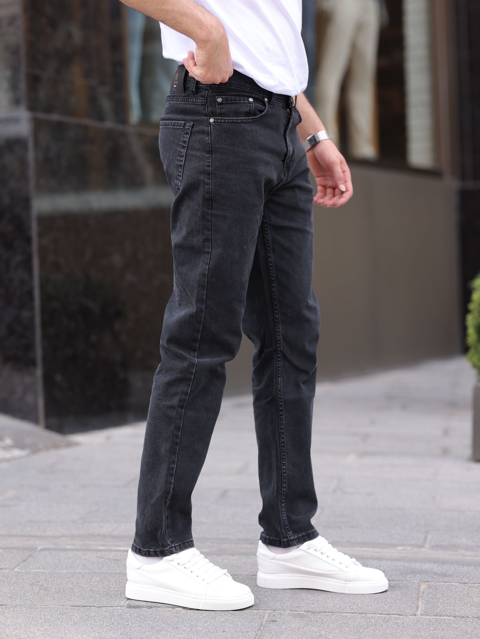 Erkek Straıght Denim Pantolon