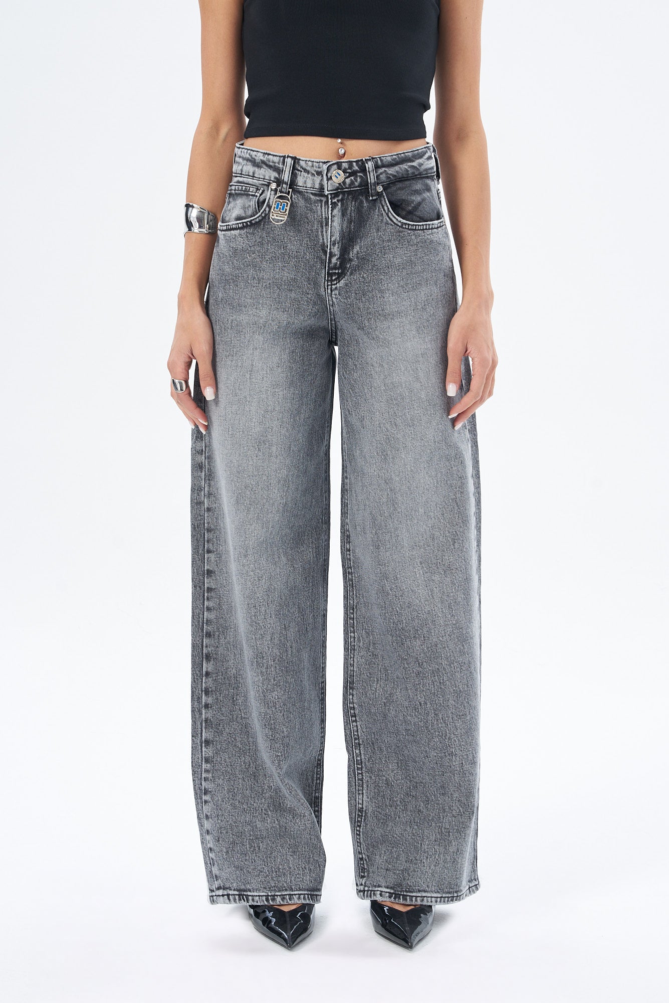 Kadın Denim Baggy Pantolon