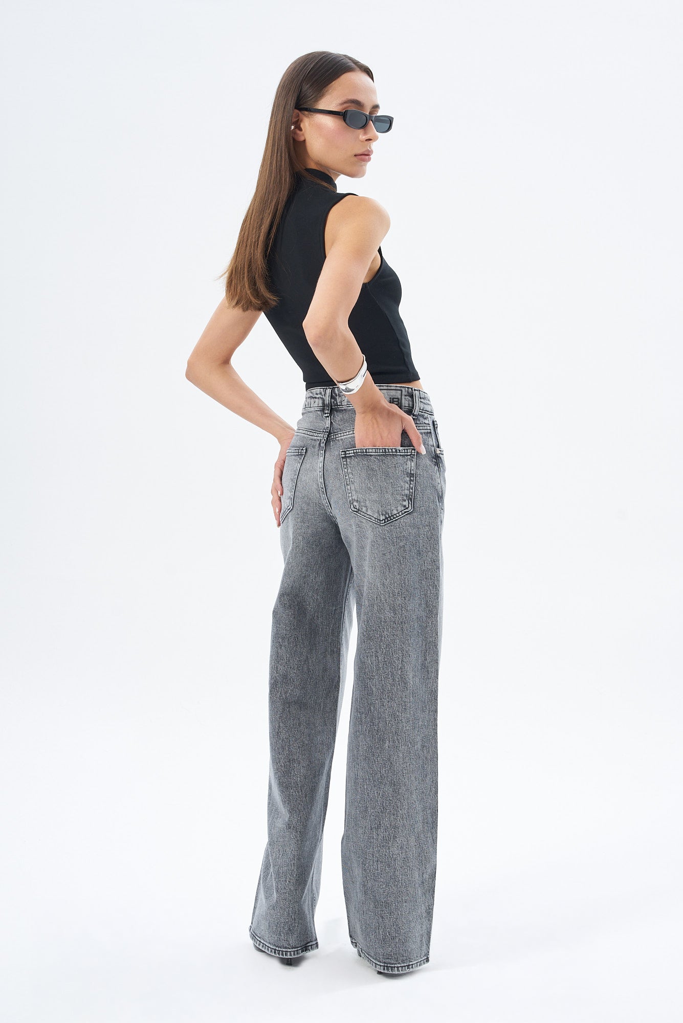 Kadın Denim Baggy Pantolon