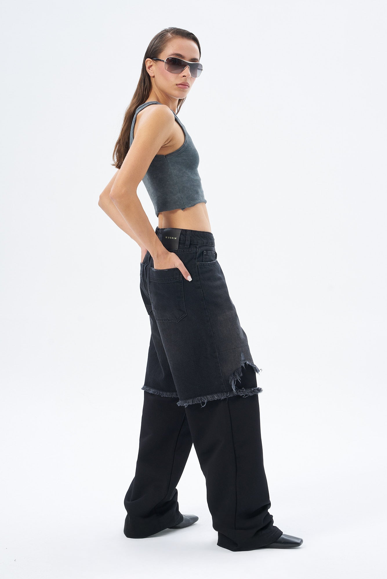 Kadın Denim Baggy Pantolon