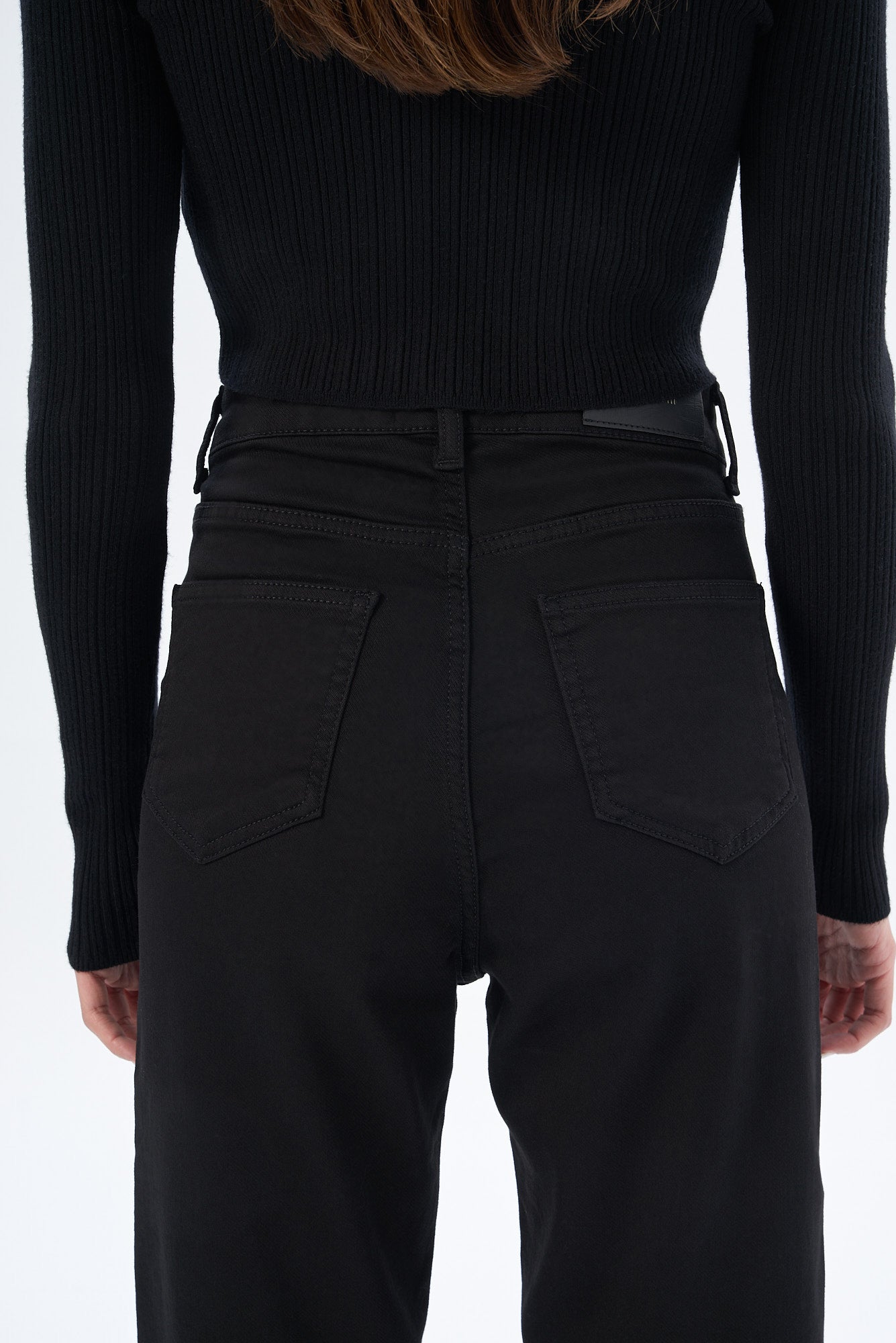 Kadın Denim Mom Pantolon