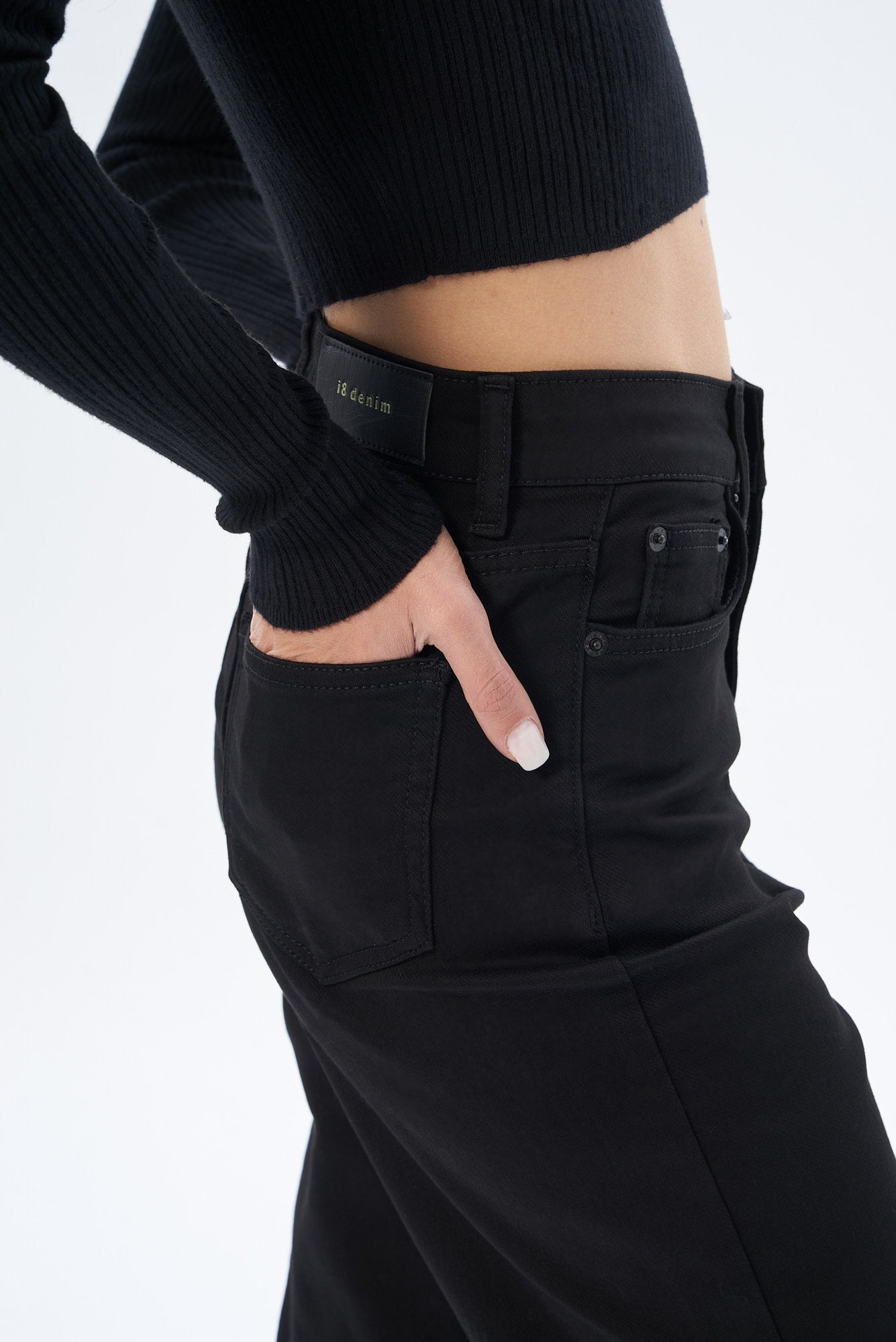 Kadın Denim Mom Pantolon