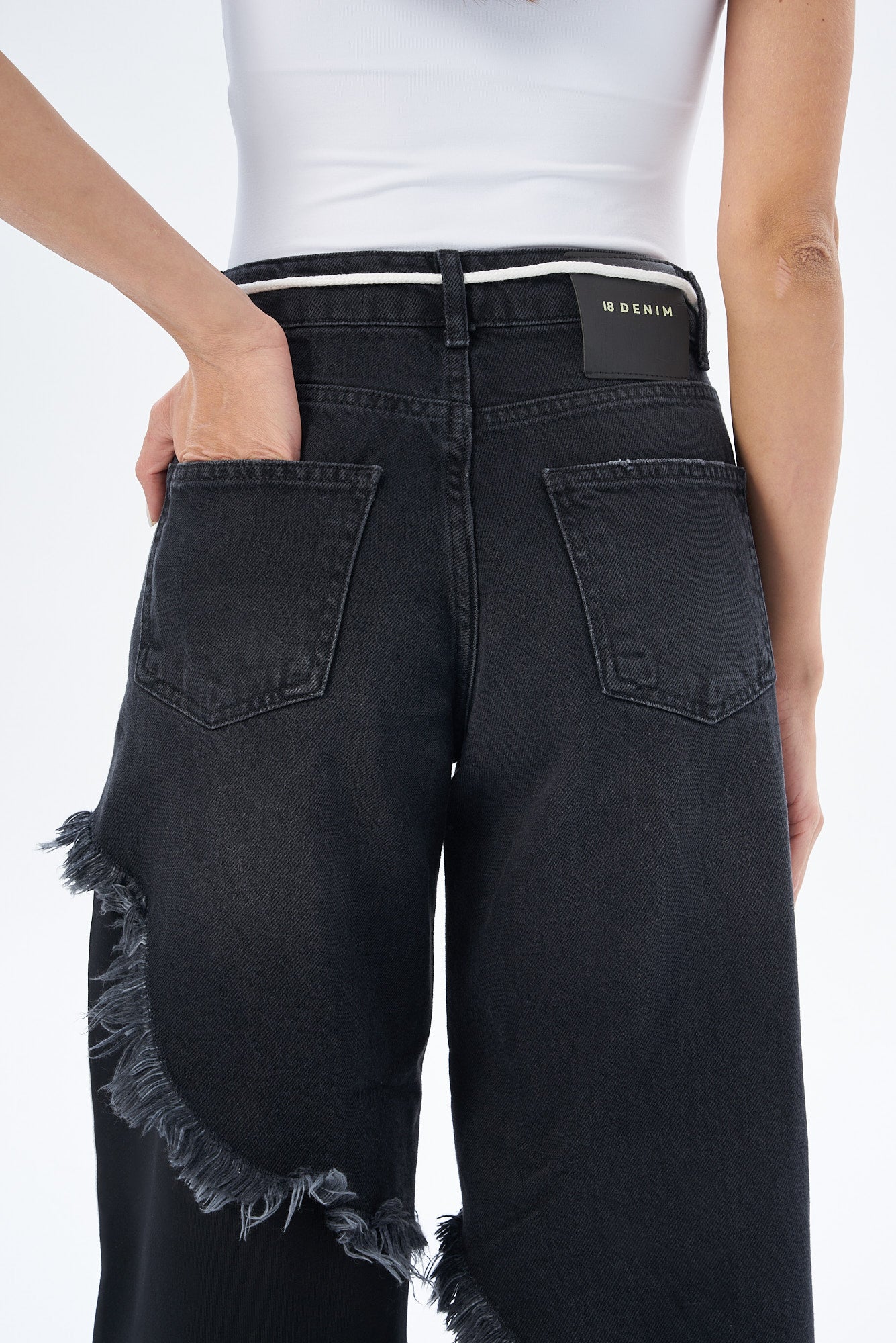 Kadın Denim Wedleg Pantolon