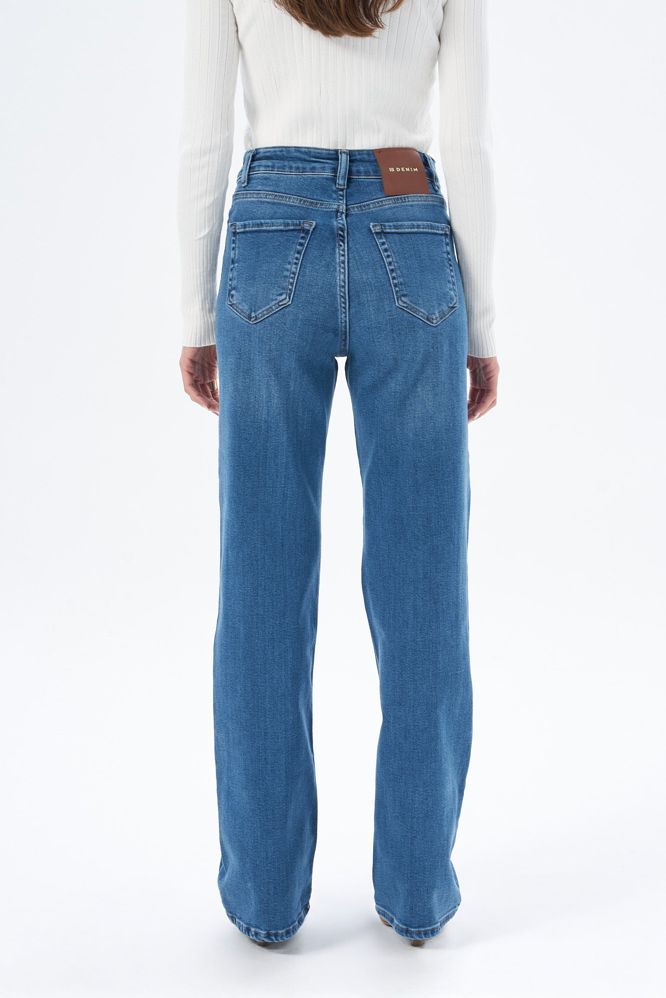 Kadın Straıght Denim Pantolon