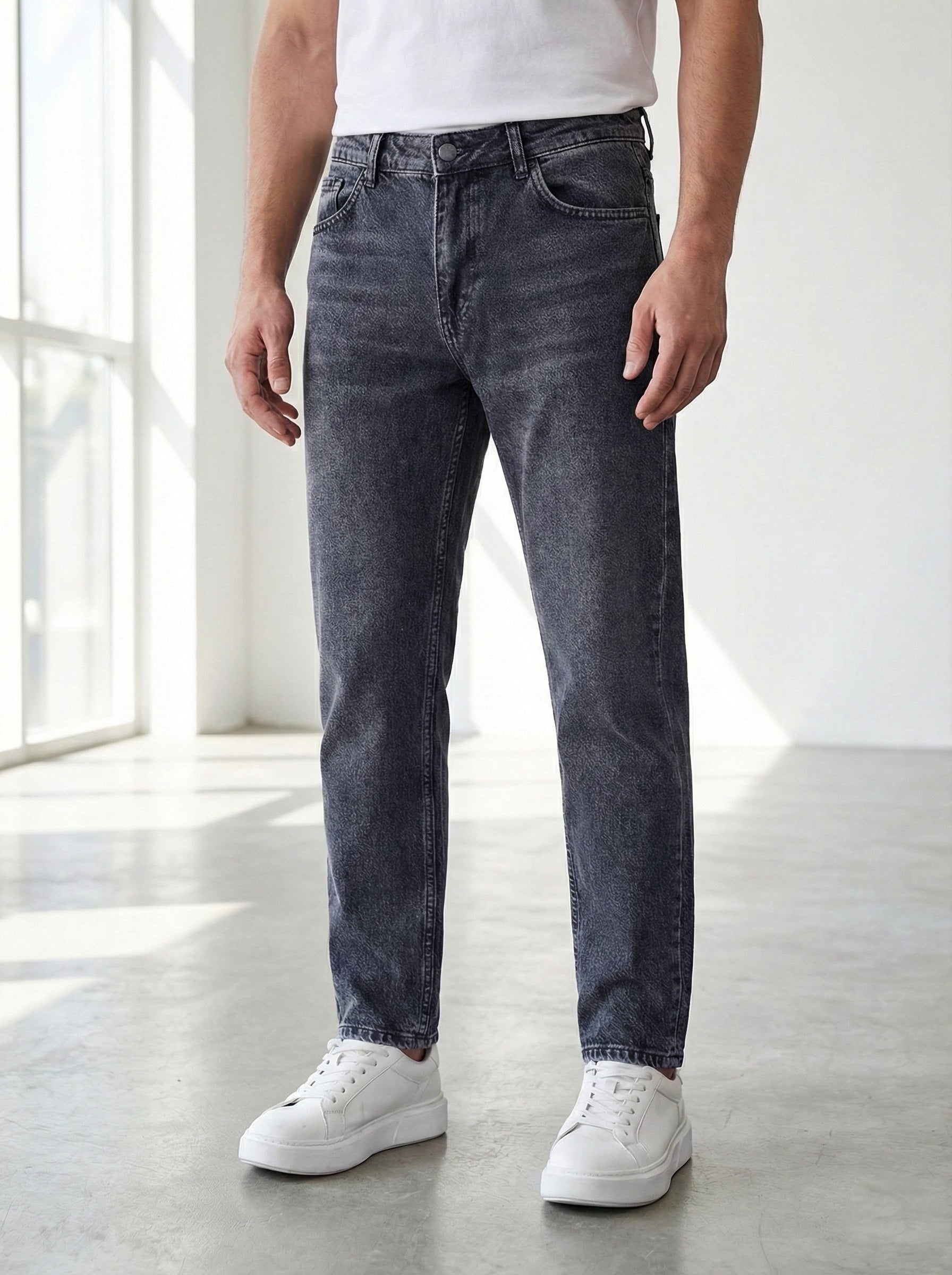 Boyfriend denim broek voor mannen