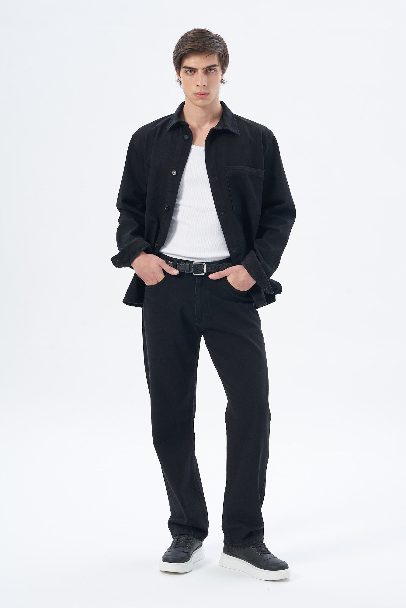 Erkek Baggy Fıt Denim Pantolon