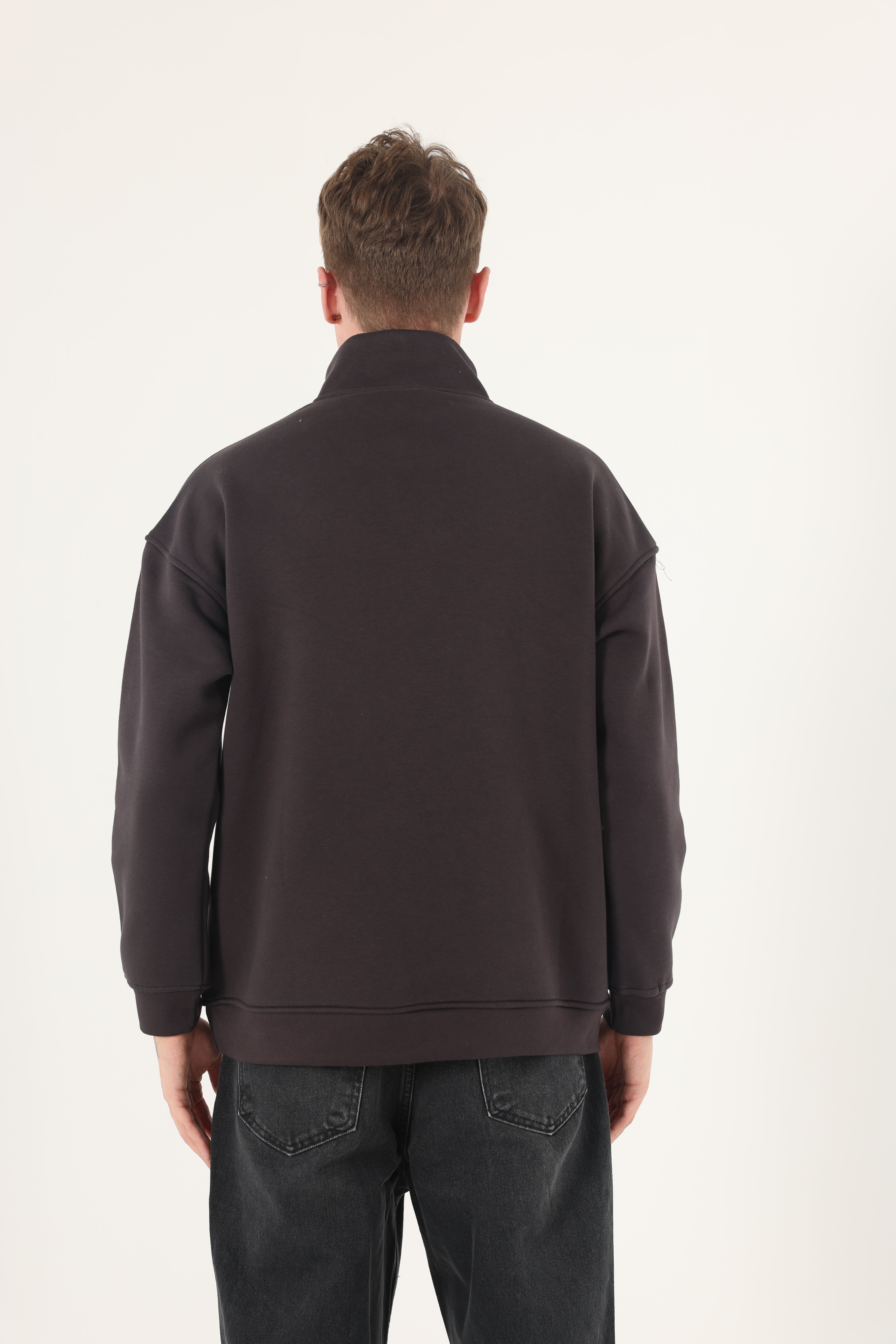 Erkek Balıkçı Yaka Comfort Sweat