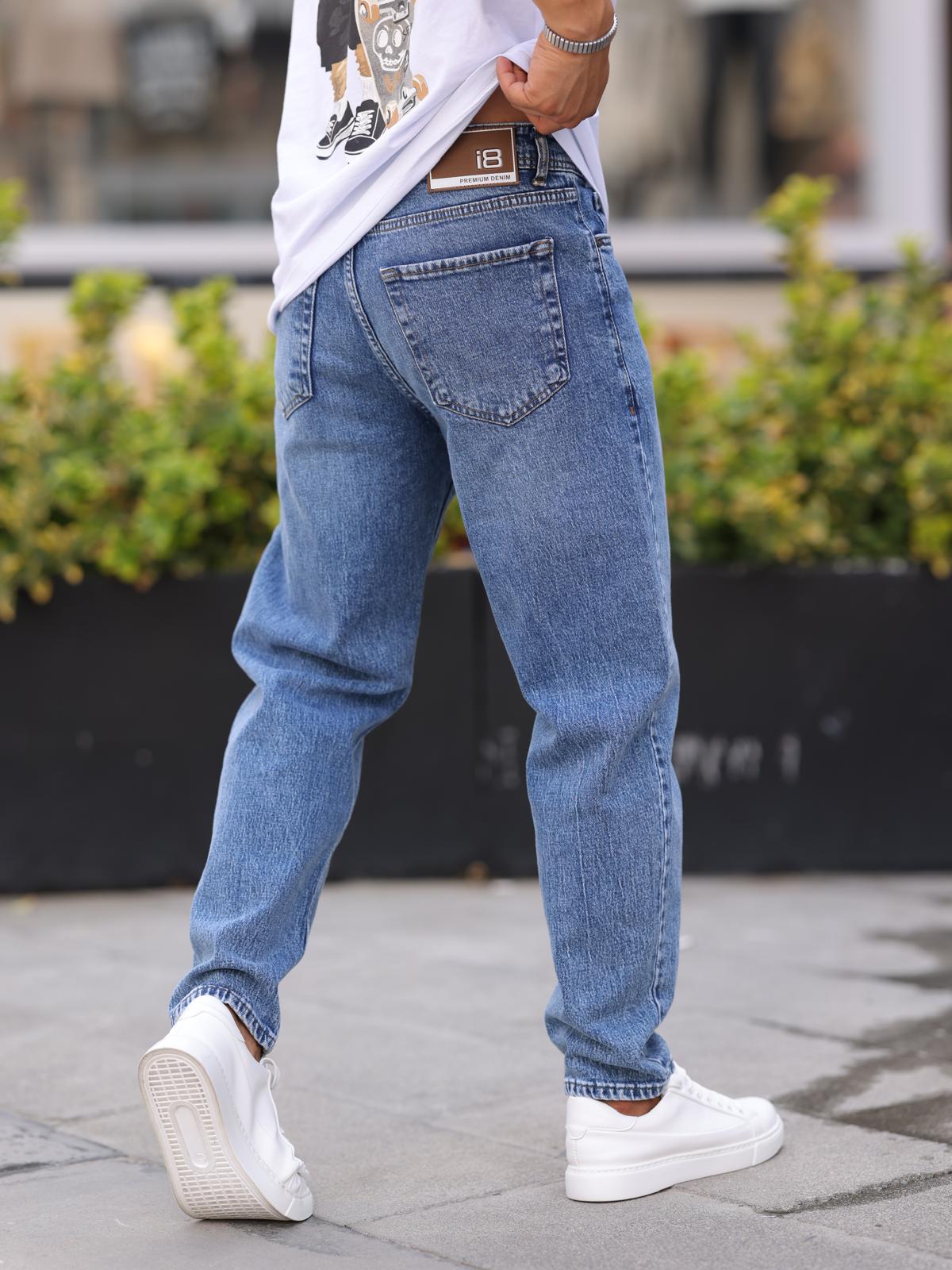 Erkek Boyfrıend Long Denim Pantolon