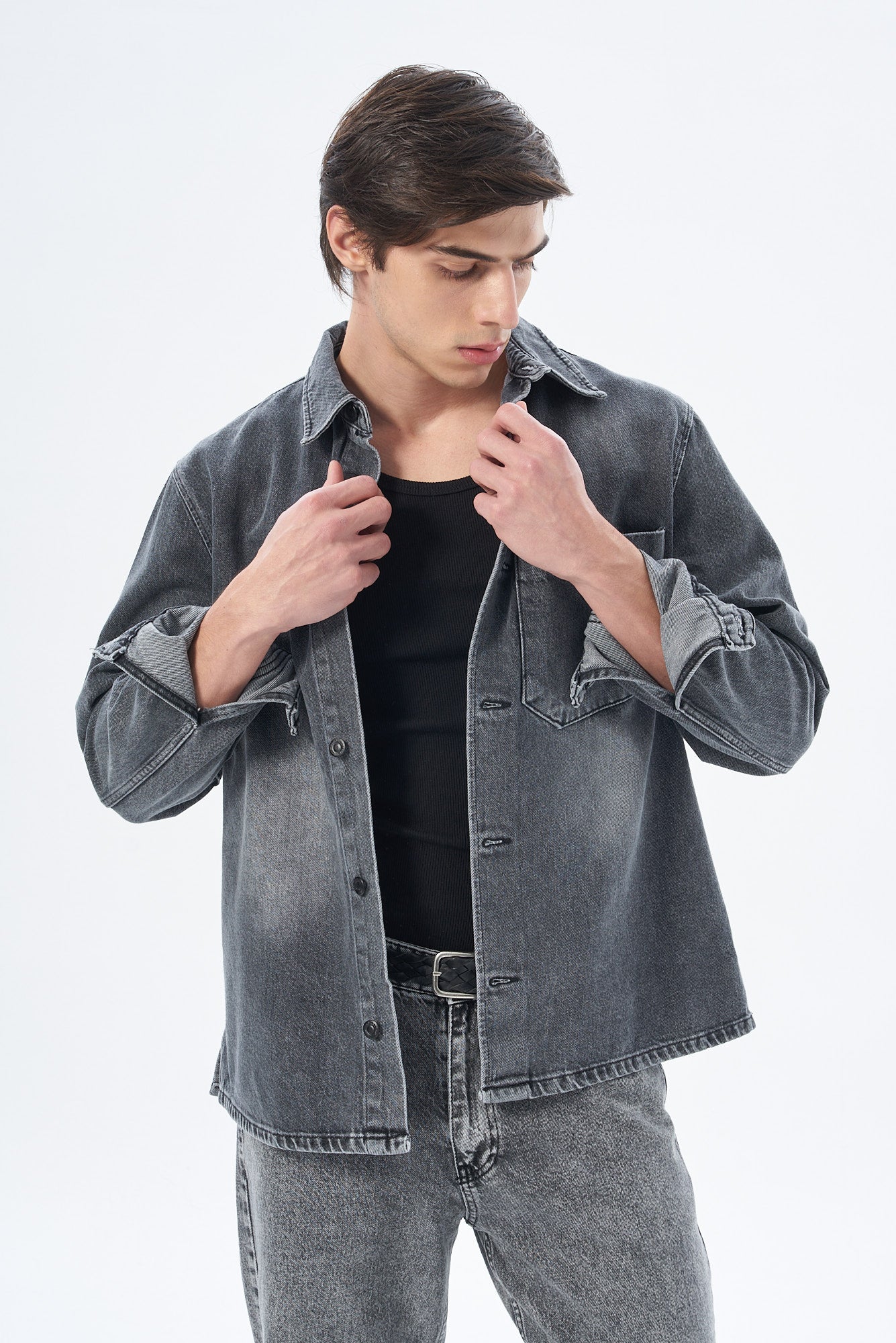 Erkek Regular Denim Ceket