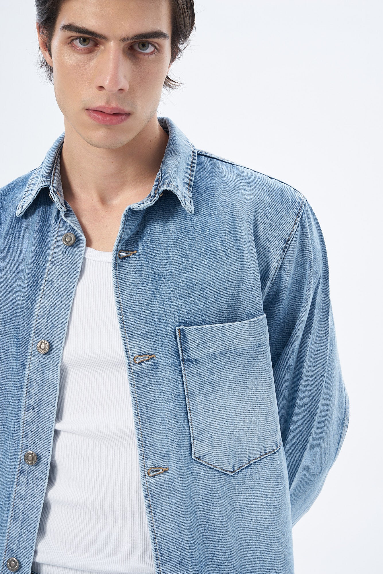 Erkek Regular Denim Ceket