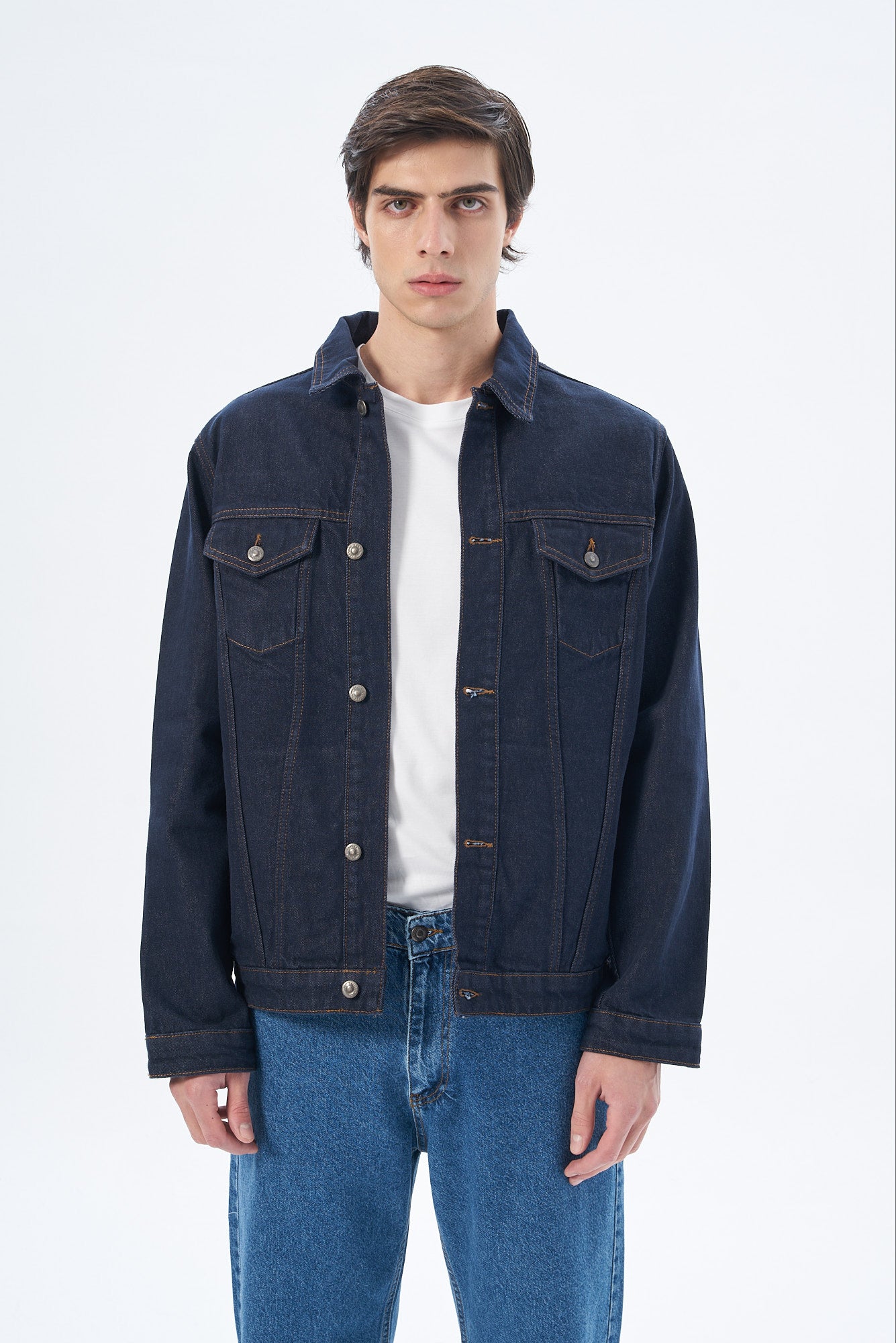 Erkek Regular Denim Ceket