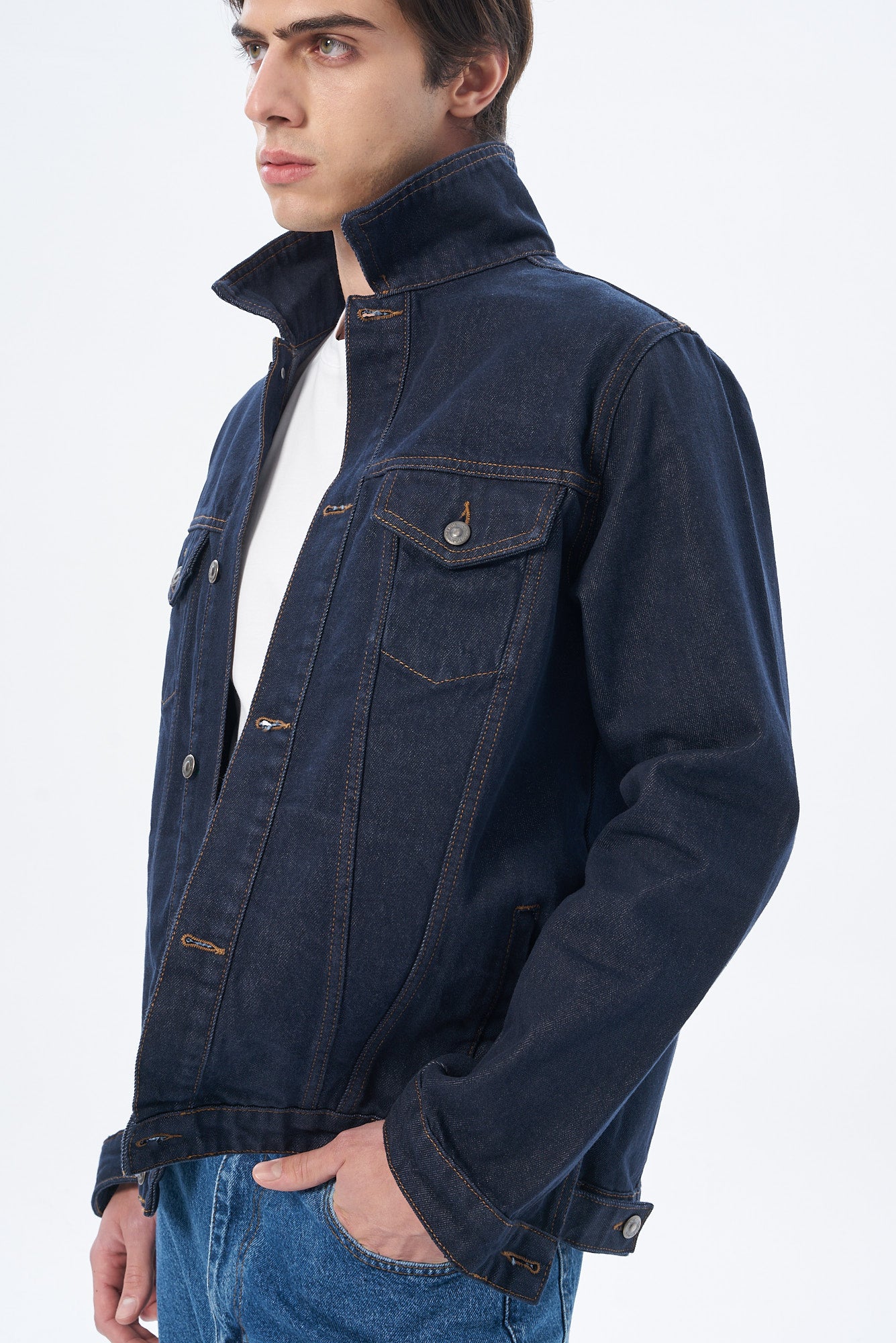 Erkek Regular Denim Ceket