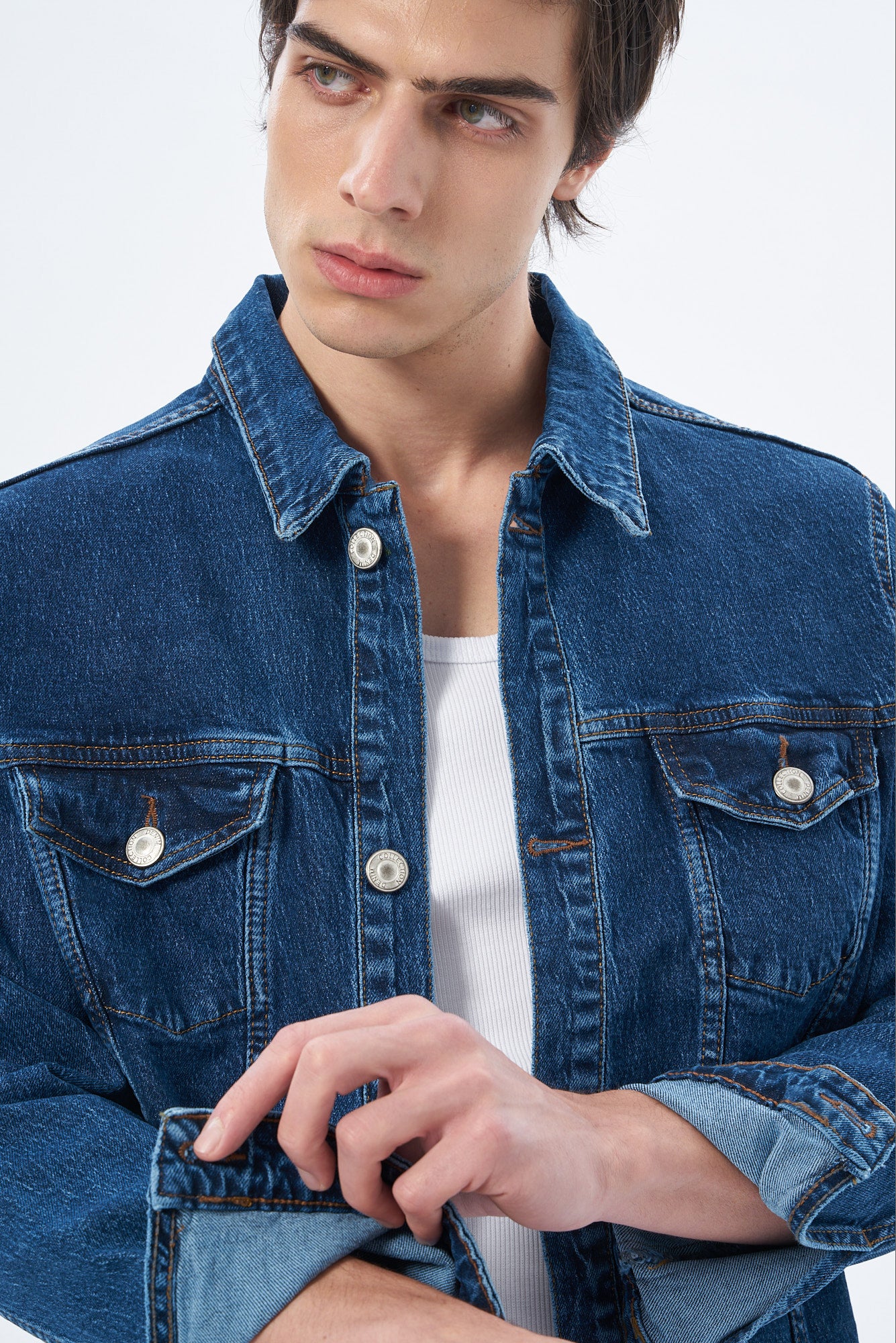 Erkek Regular Denim Ceket