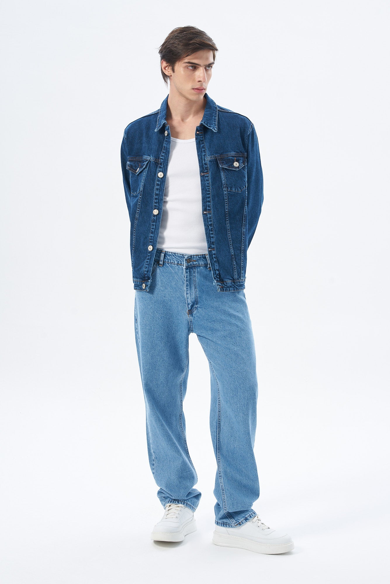 Erkek Regular Denim Ceket