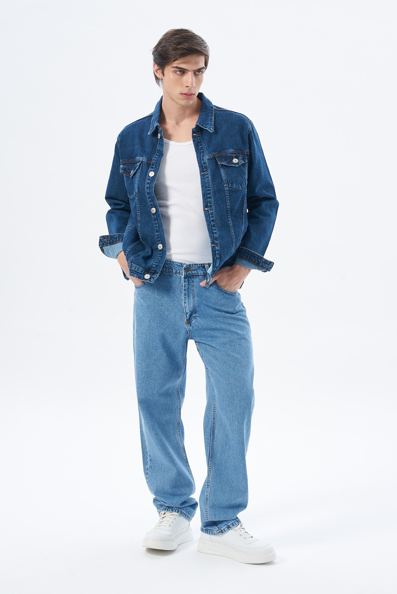 Erkek Regular Denim Ceket