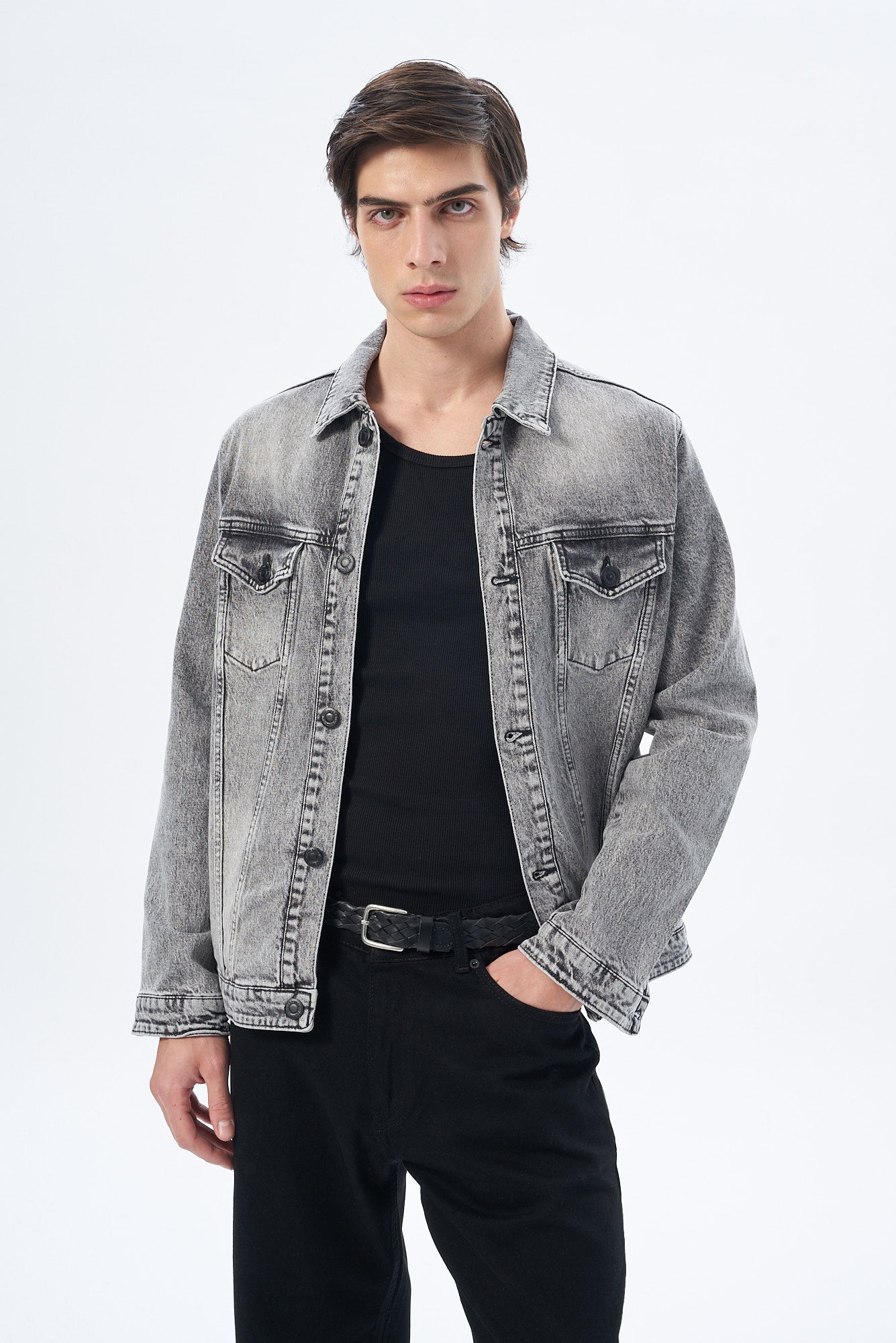 Erkek Regular Denim Ceket