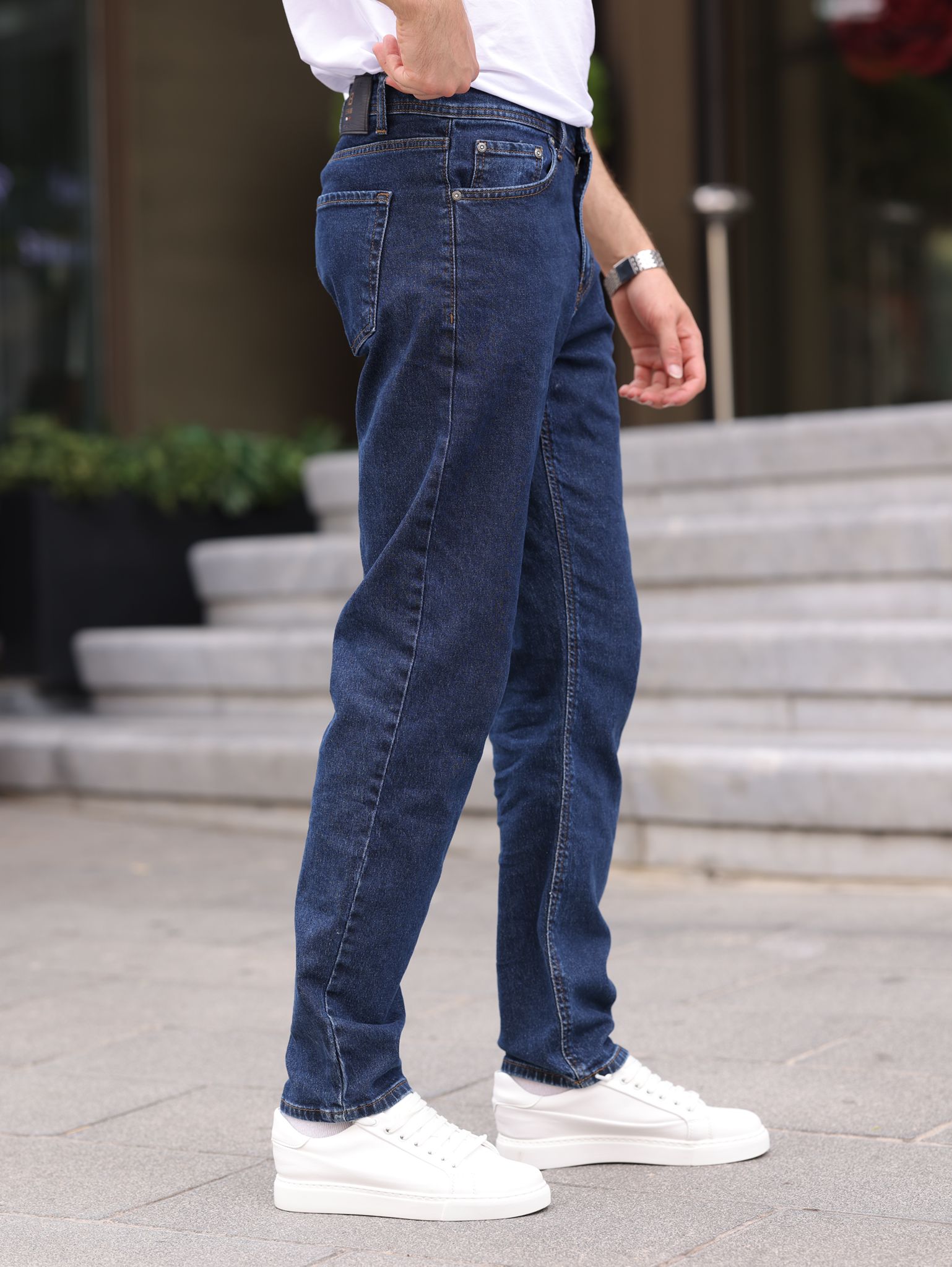 Erkek Straıght Denim Pantolon