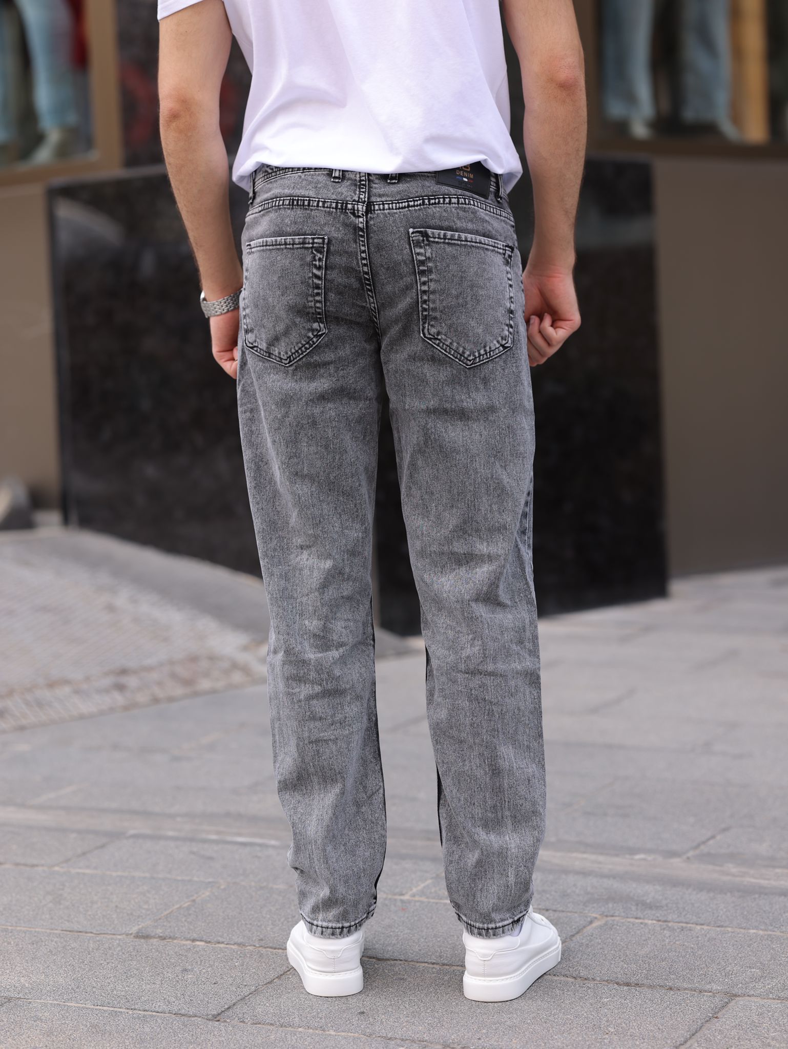 Erkek Straıght Denim Pantolon