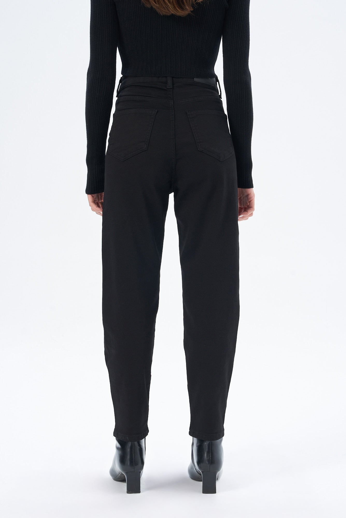 Kadın Denim Mom Pantolon