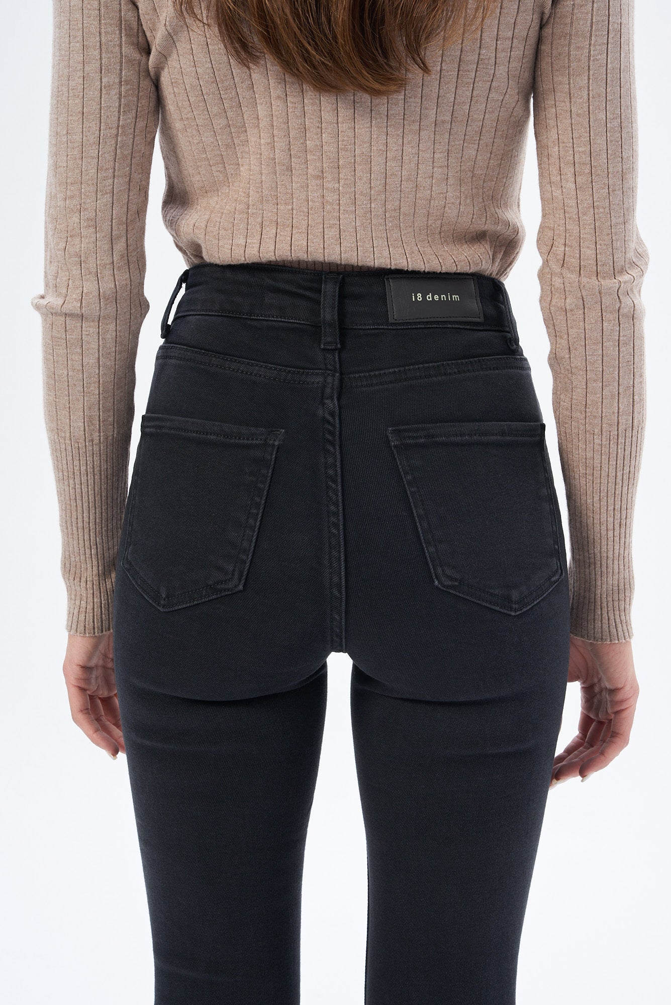 Kadın Denim Skınny Flare Pantolon