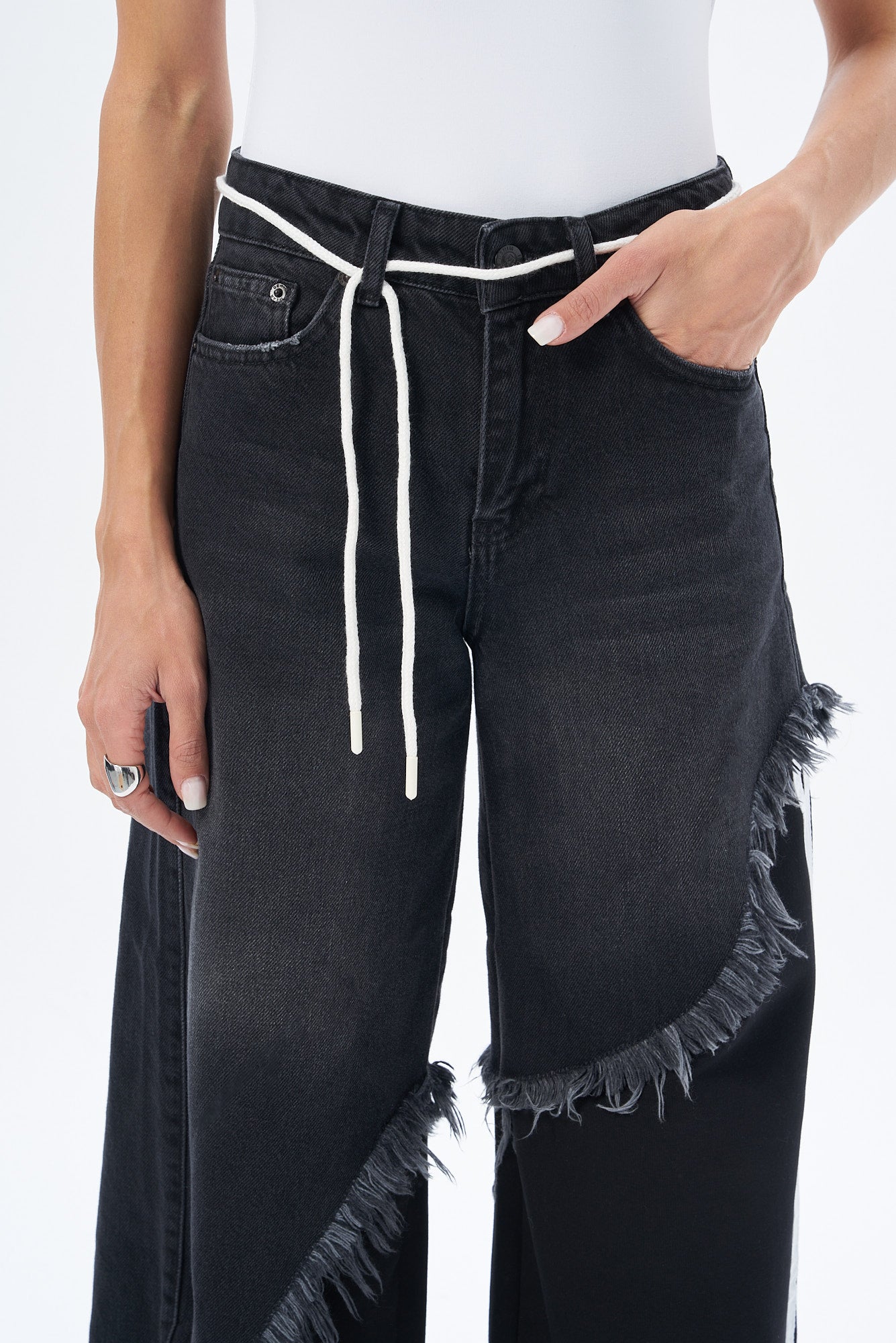 Kadın Denim Wedleg Pantolon