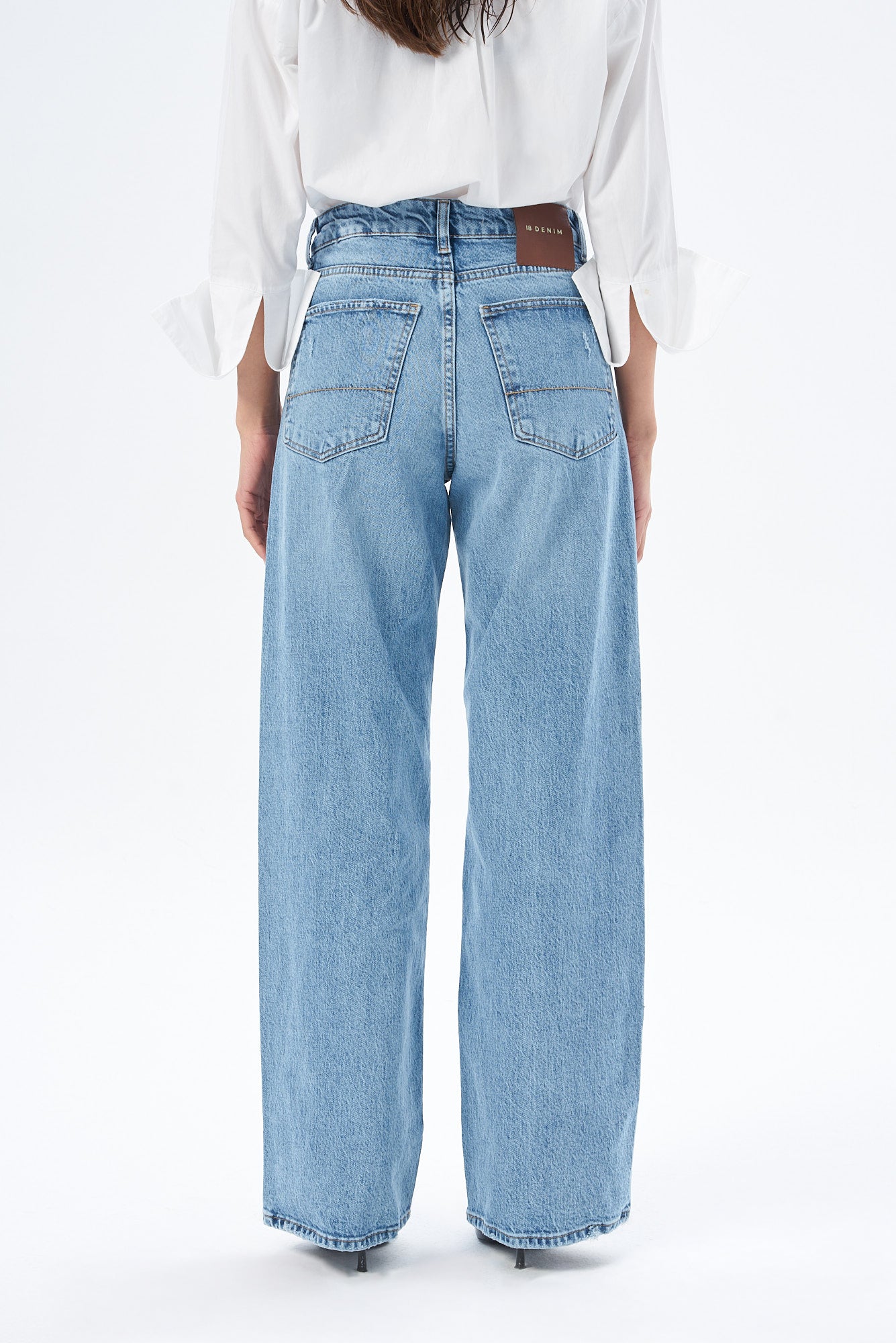 Kadın Denim Wedleg Pantolon