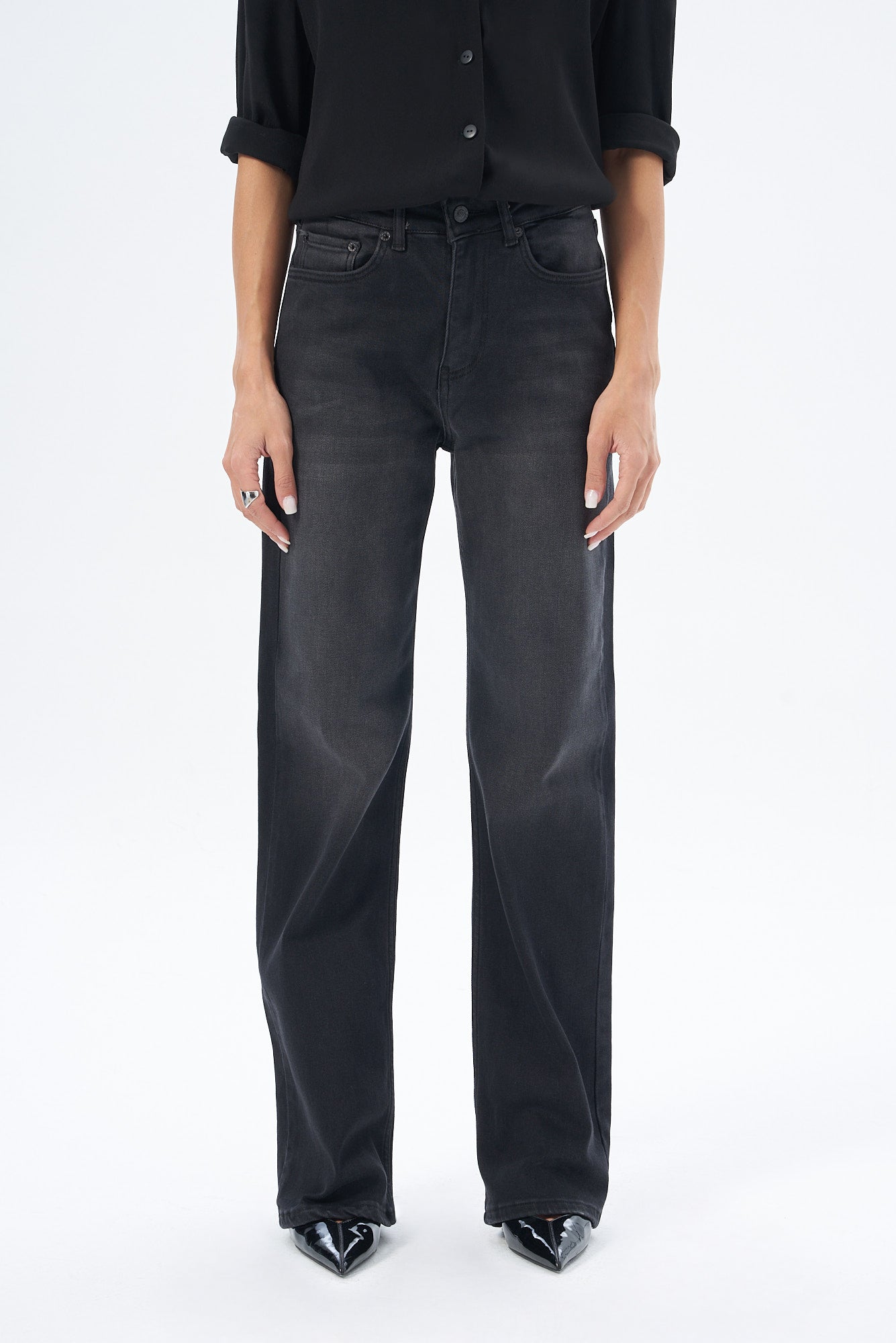 Kadın Straıght Denim Pantolon