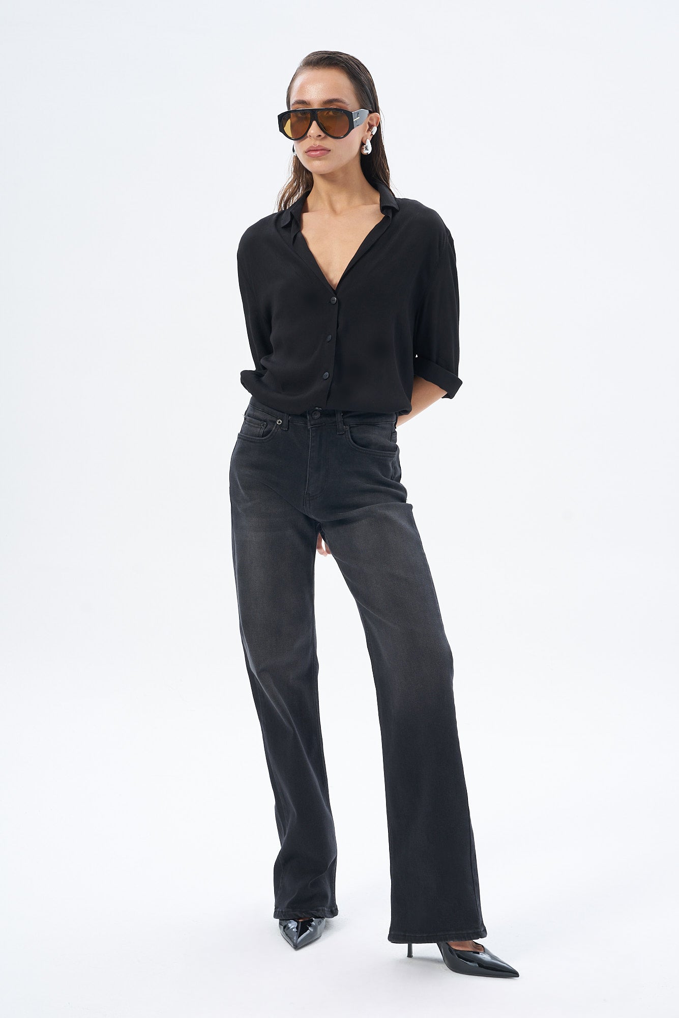 Kadın Straıght Denim Pantolon