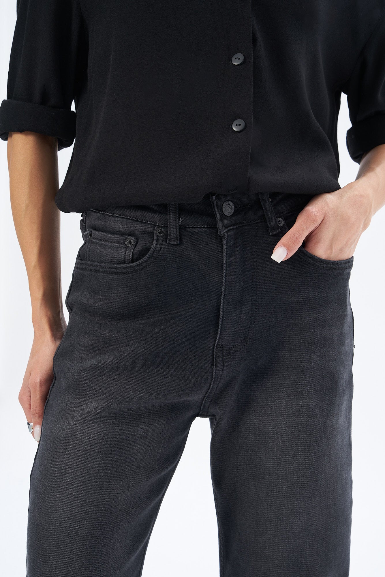 Kadın Straıght Denim Pantolon