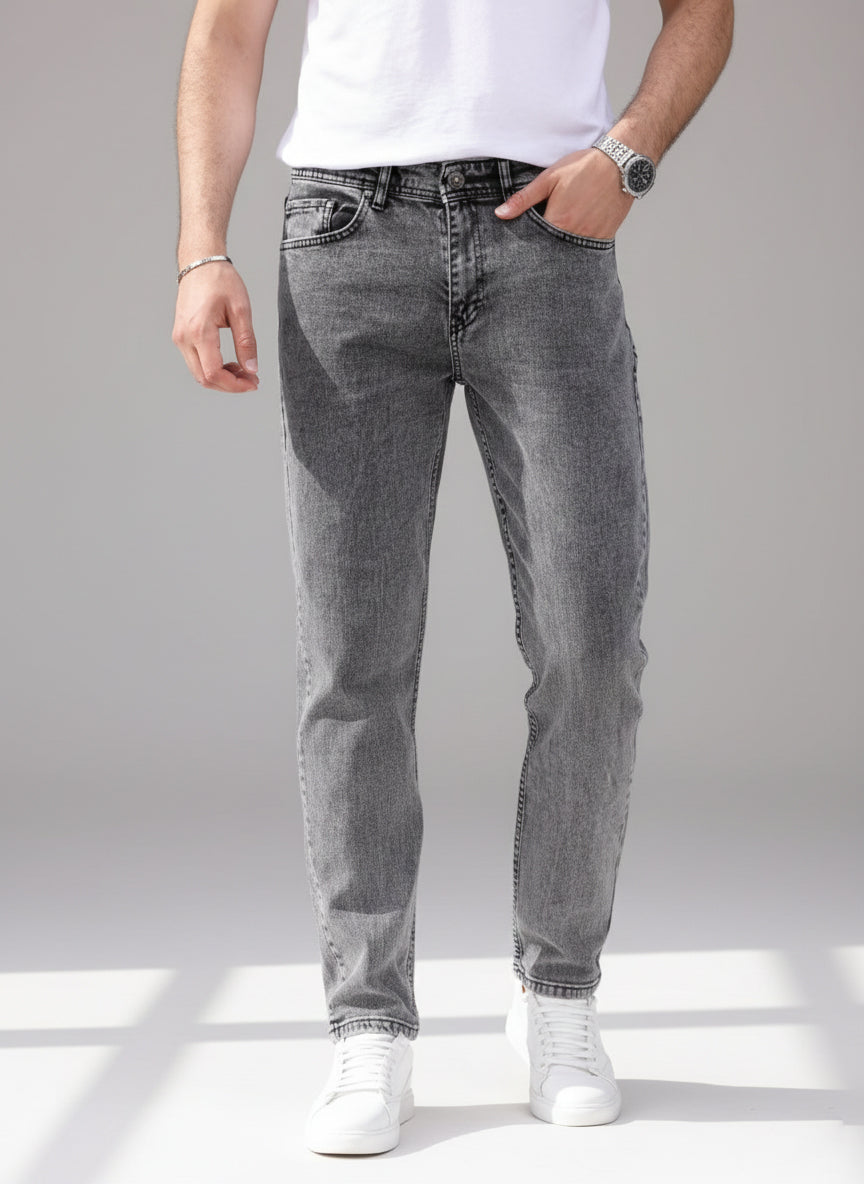 Rechte spijkerbroek voor heren