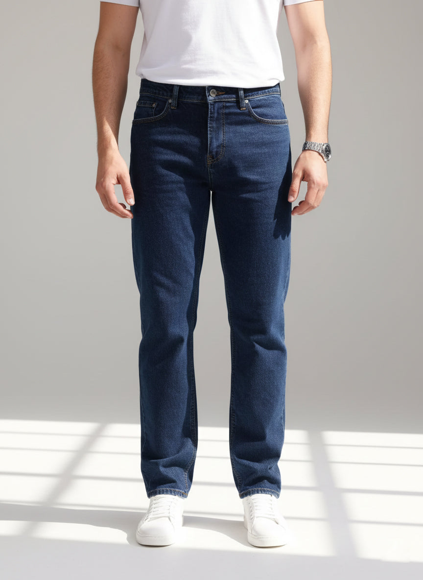 Rechte spijkerbroek voor heren